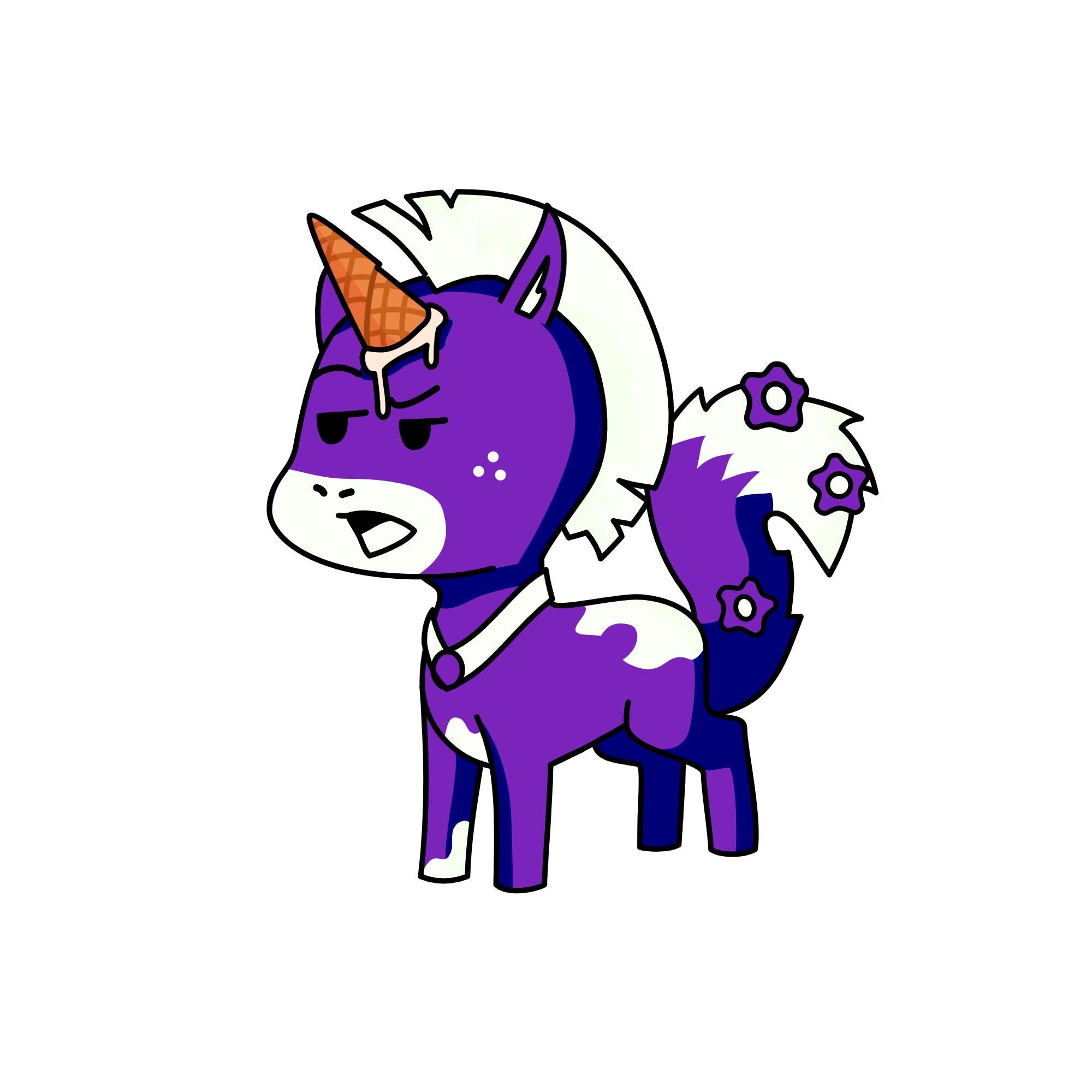 Violet Shimmerhorn, the unicorn
