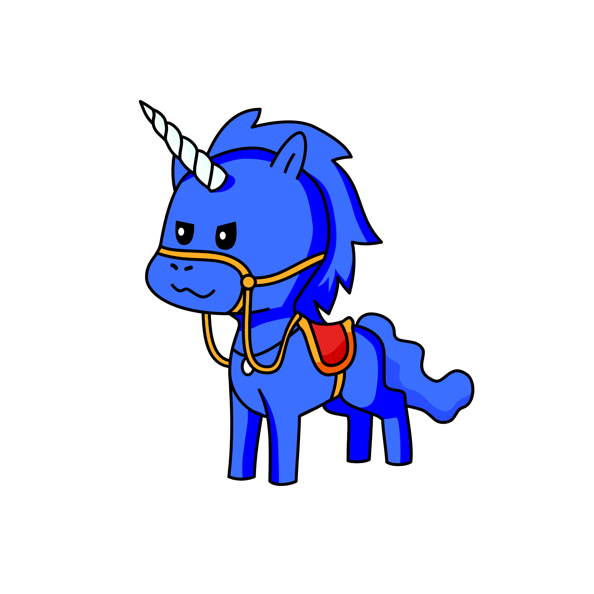 Squawks, the unicorn