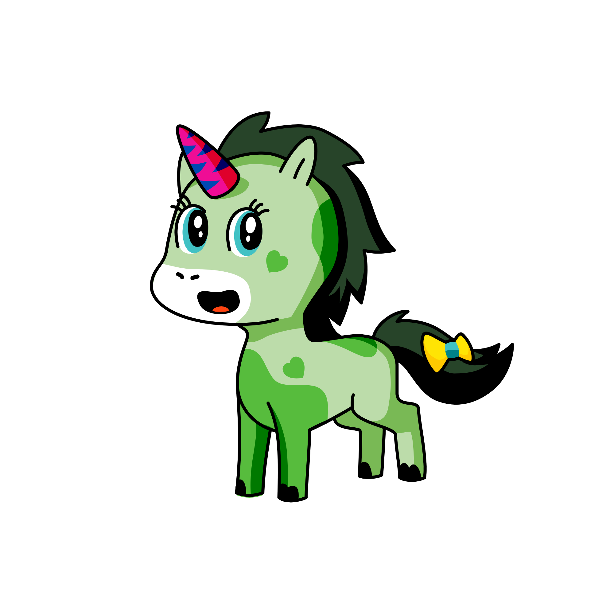 Peppy, the unicorn