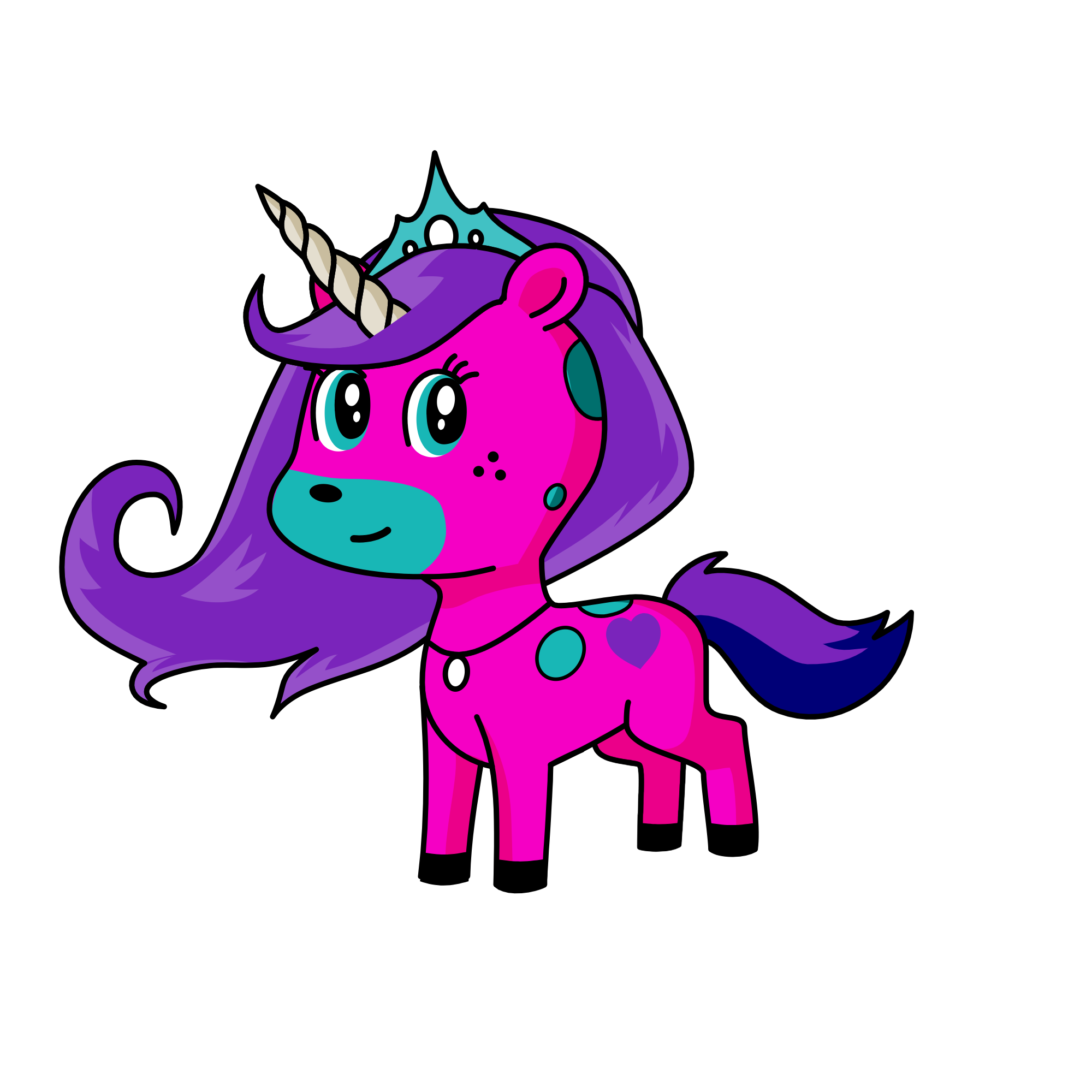 flutter, the unicorn