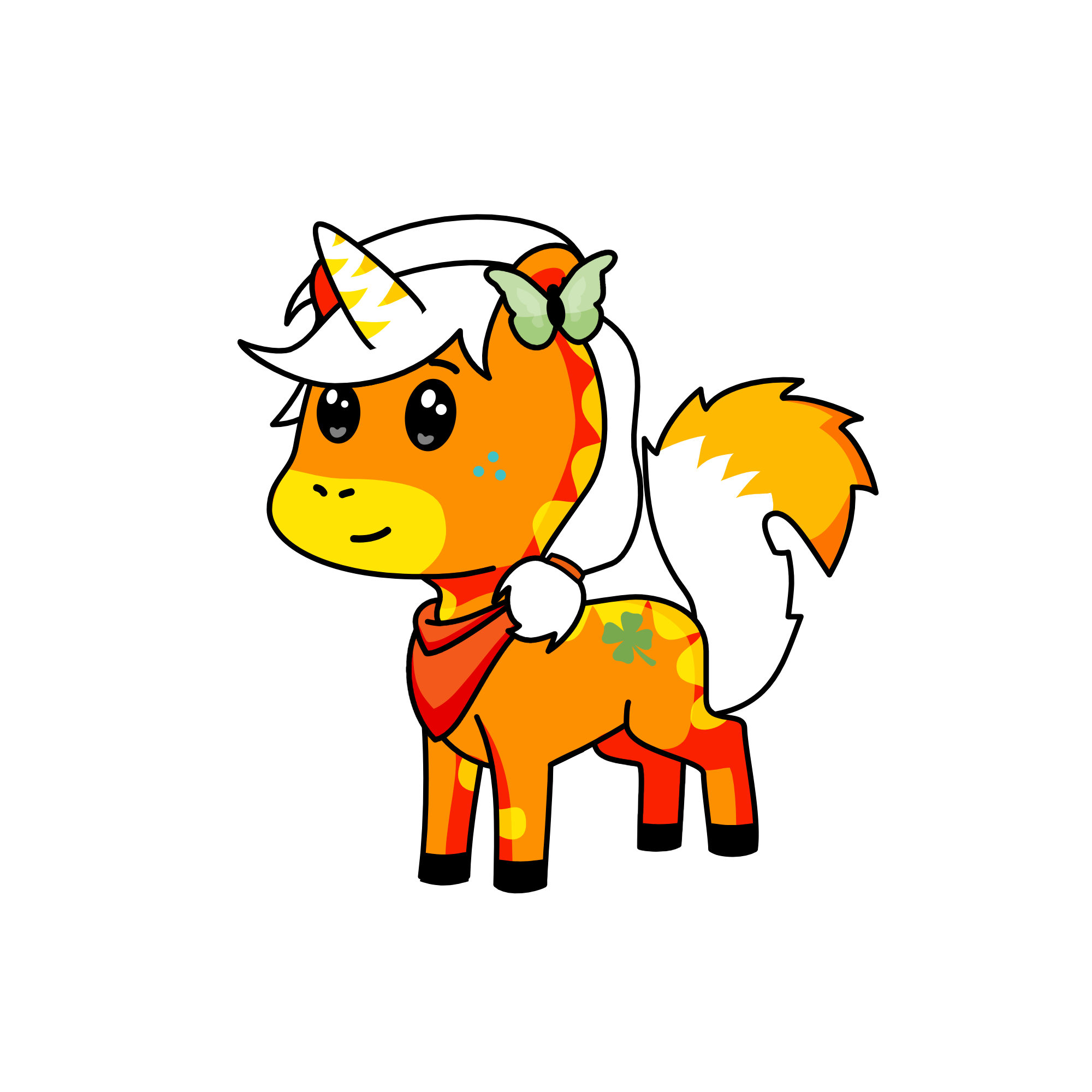 pony, the unicorn