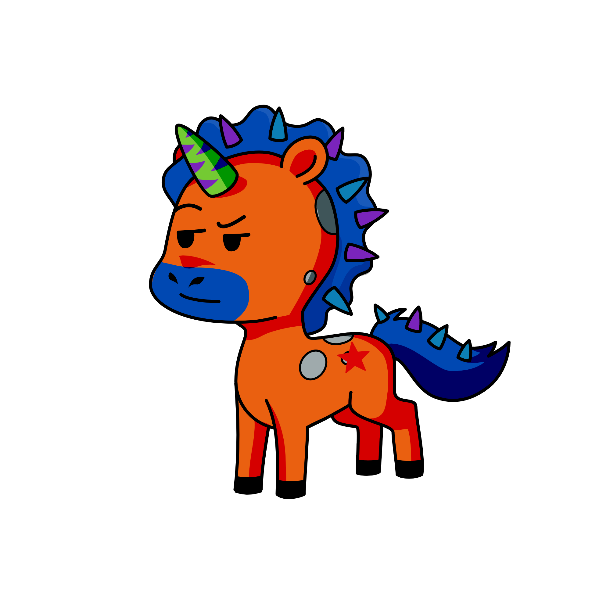 Rocky, the unicorn