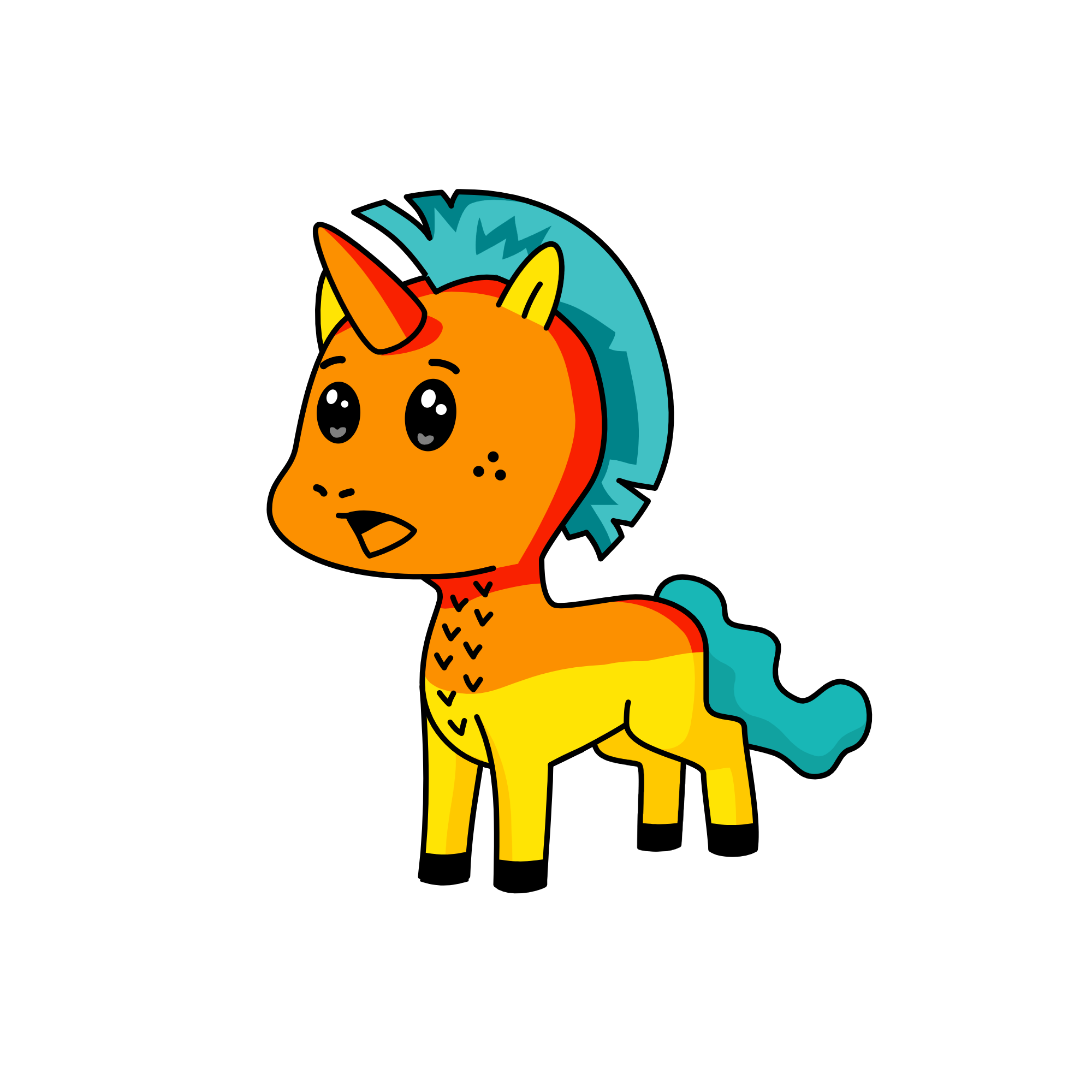 Spike, the unicorn