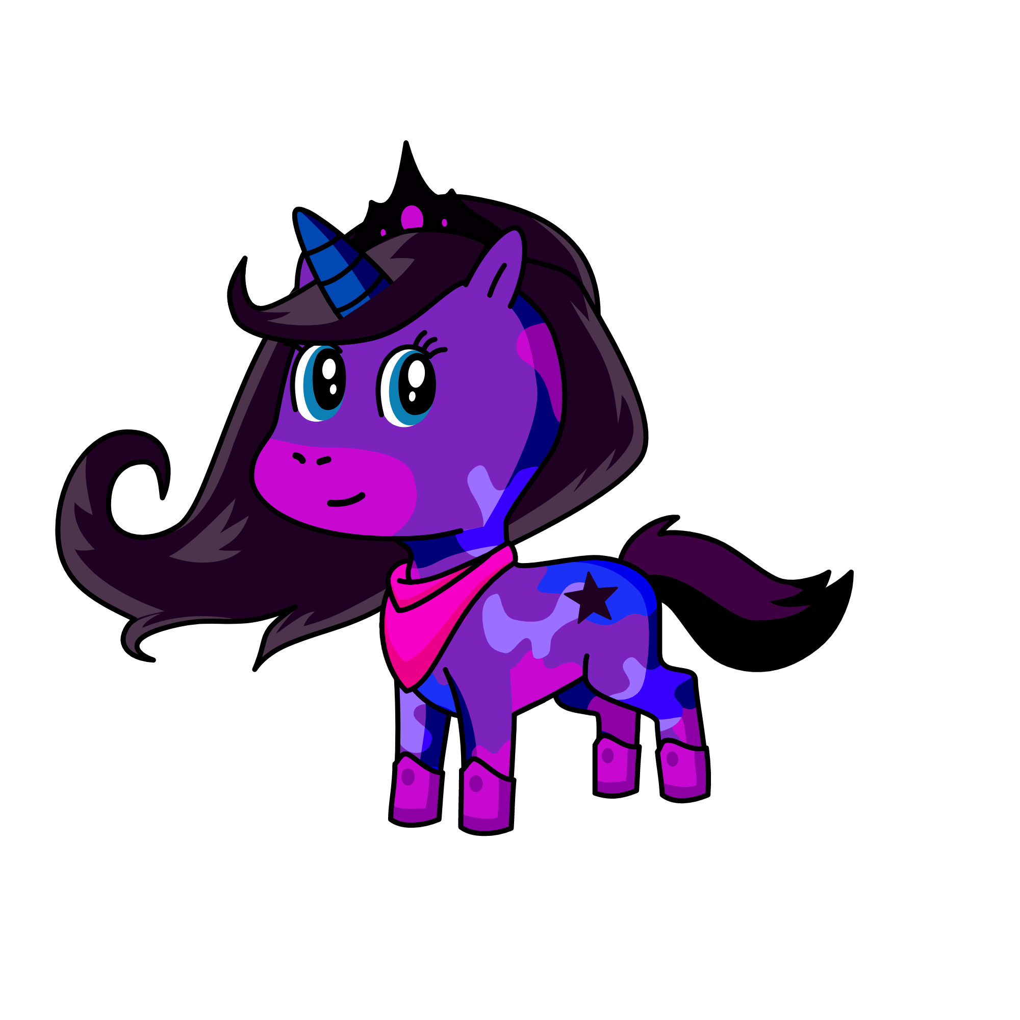 mightnight pony, the unicorn