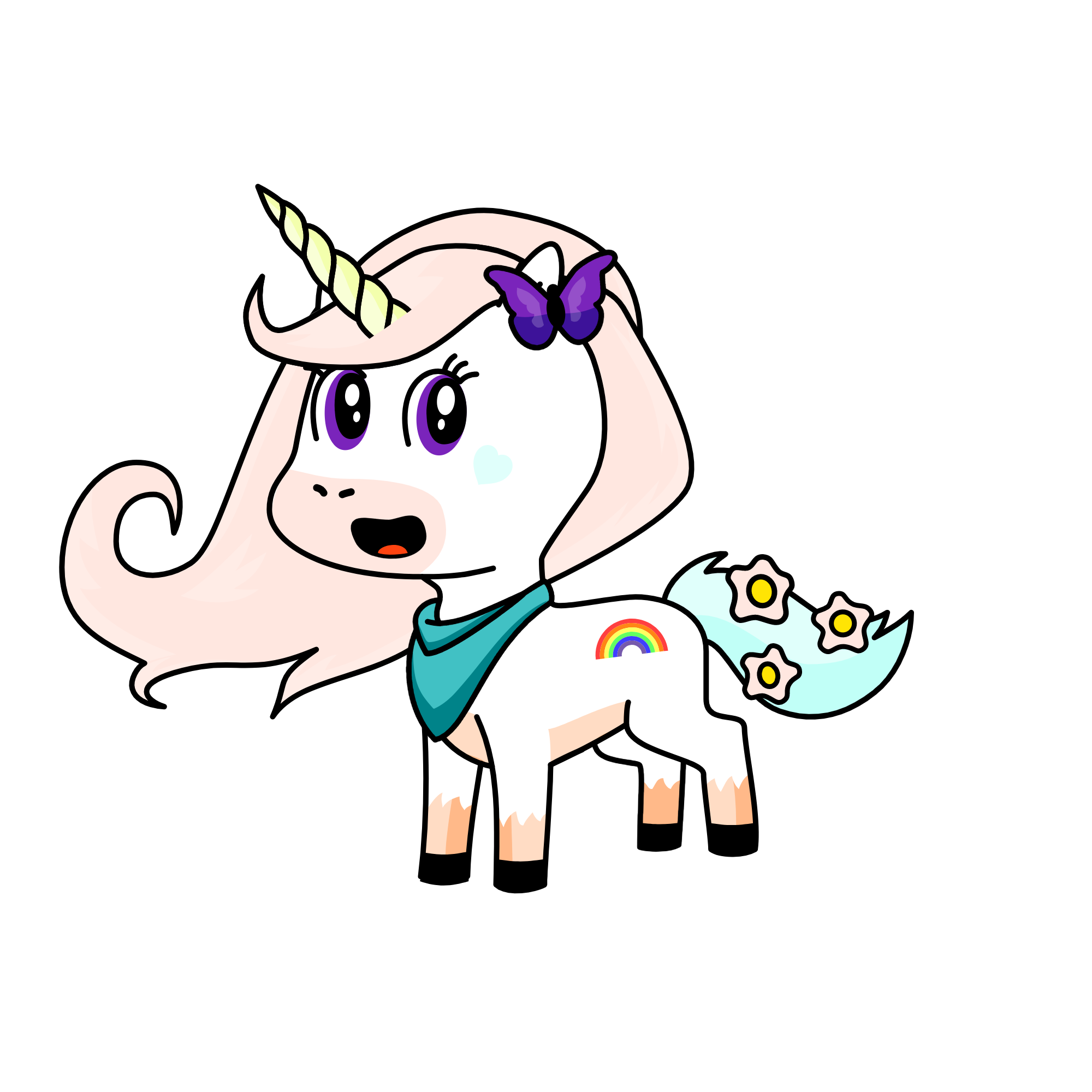 Scarlett, the unicorn