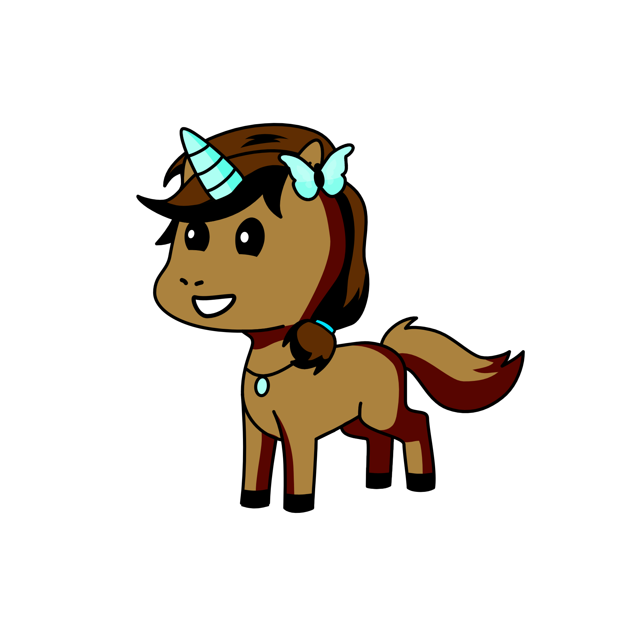 butterfly, the unicorn