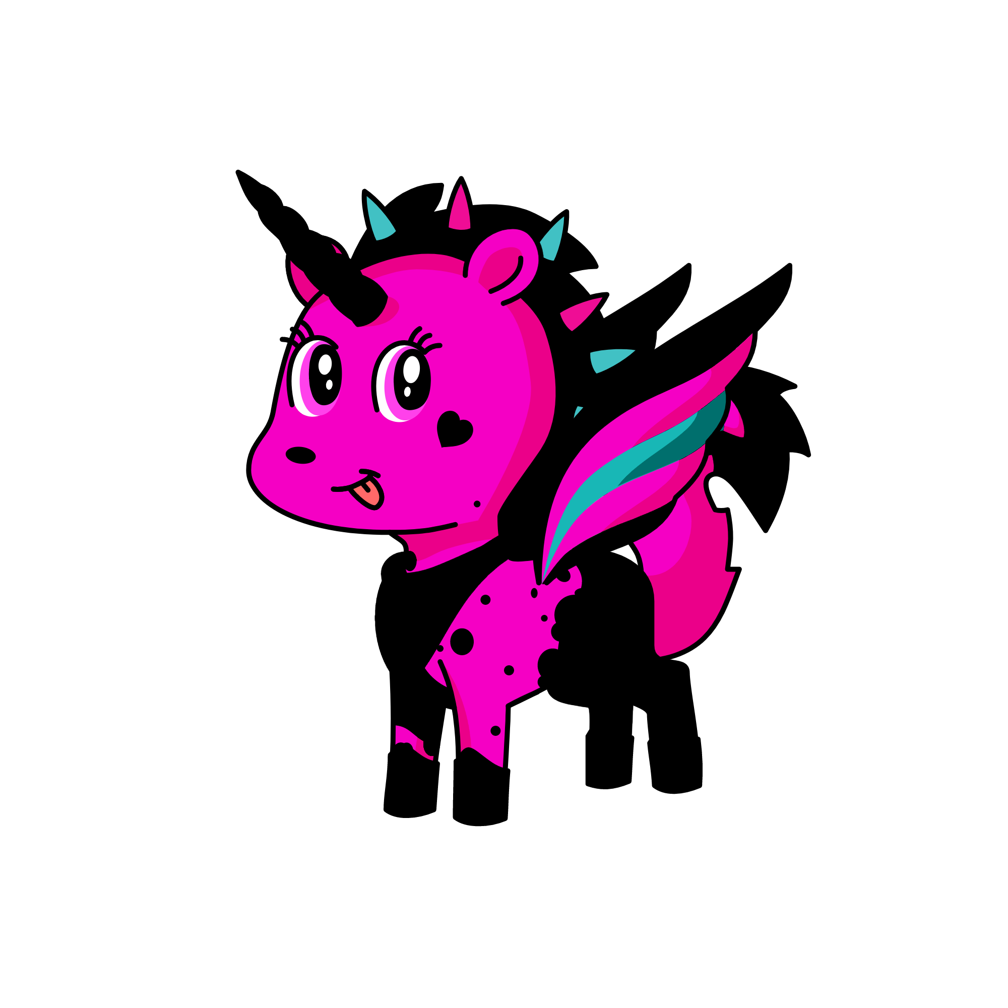 pinkface, the unicorn