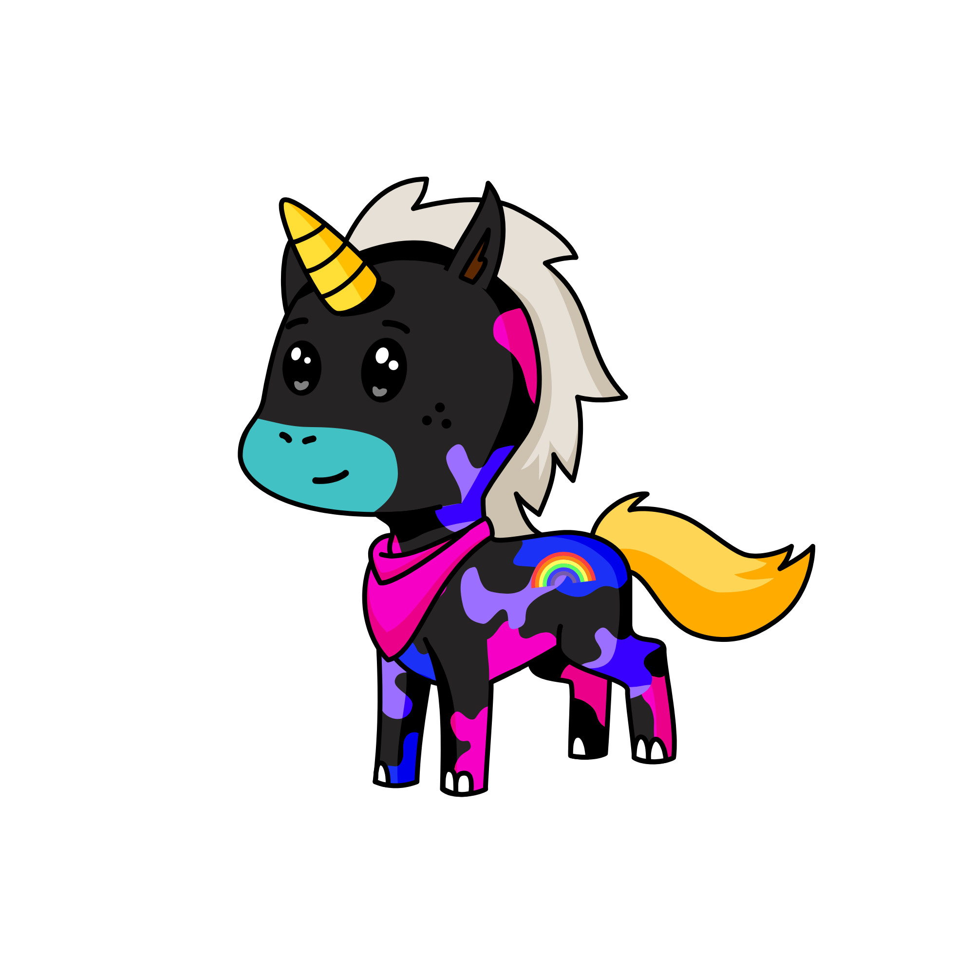 Galaxy, the unicorn