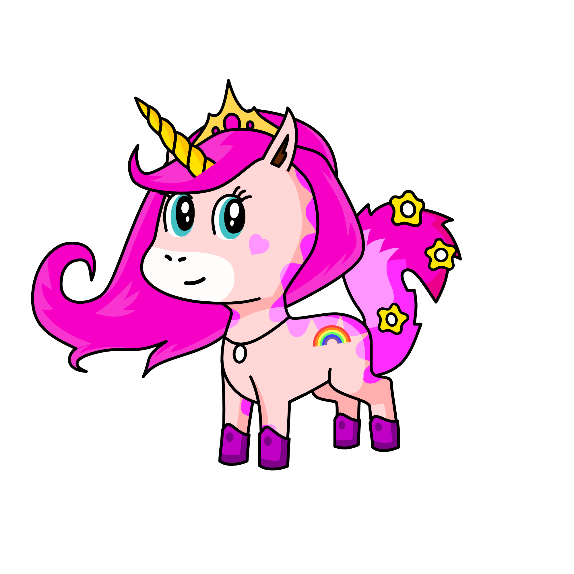 Princess Pinky, the unicorn