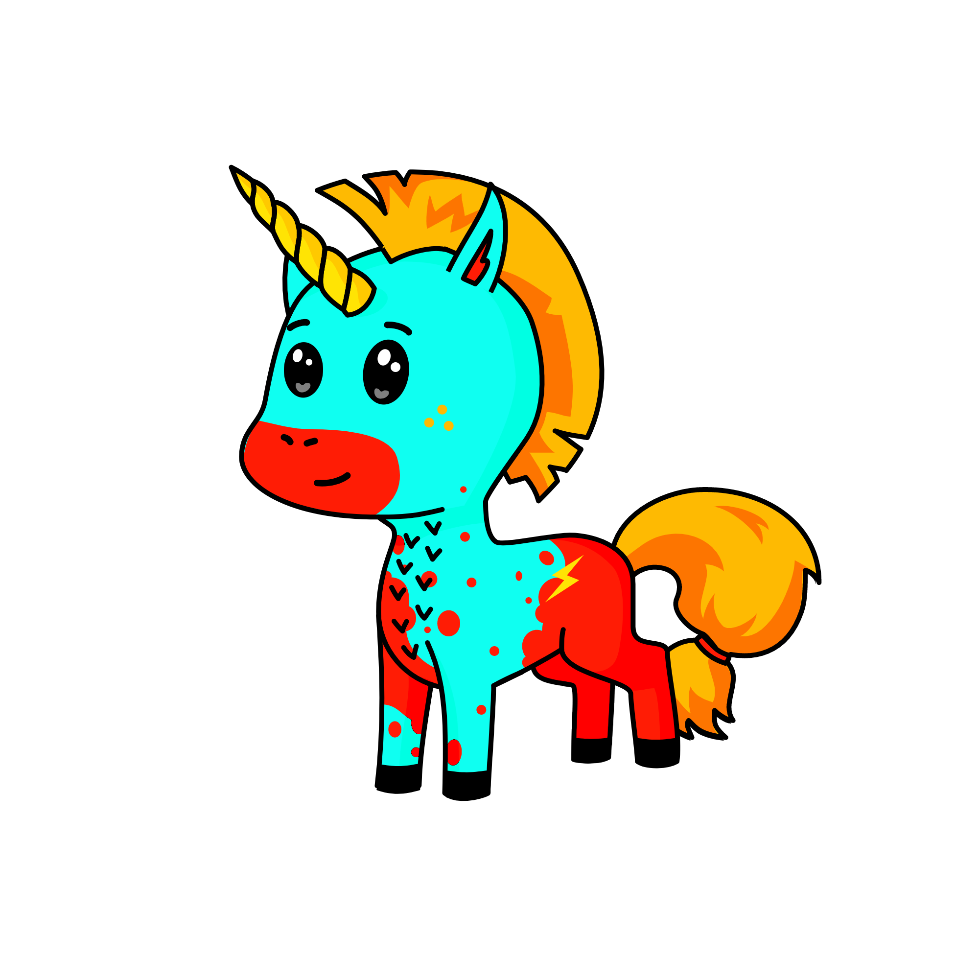Harry Potter, the unicorn