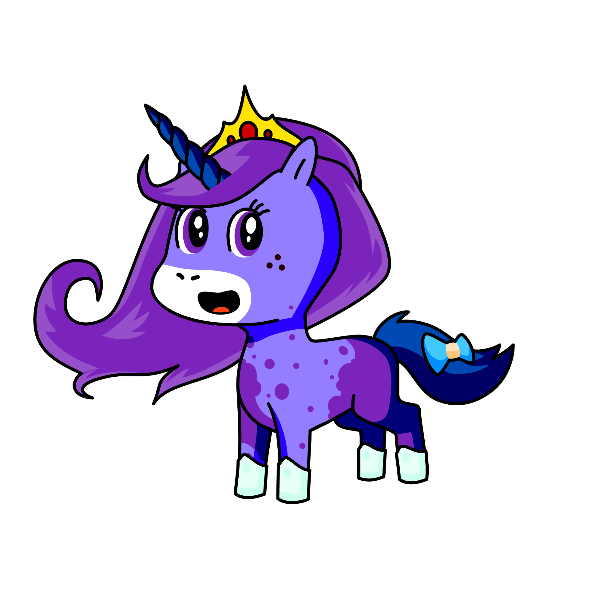 Midnight Moon, the unicorn