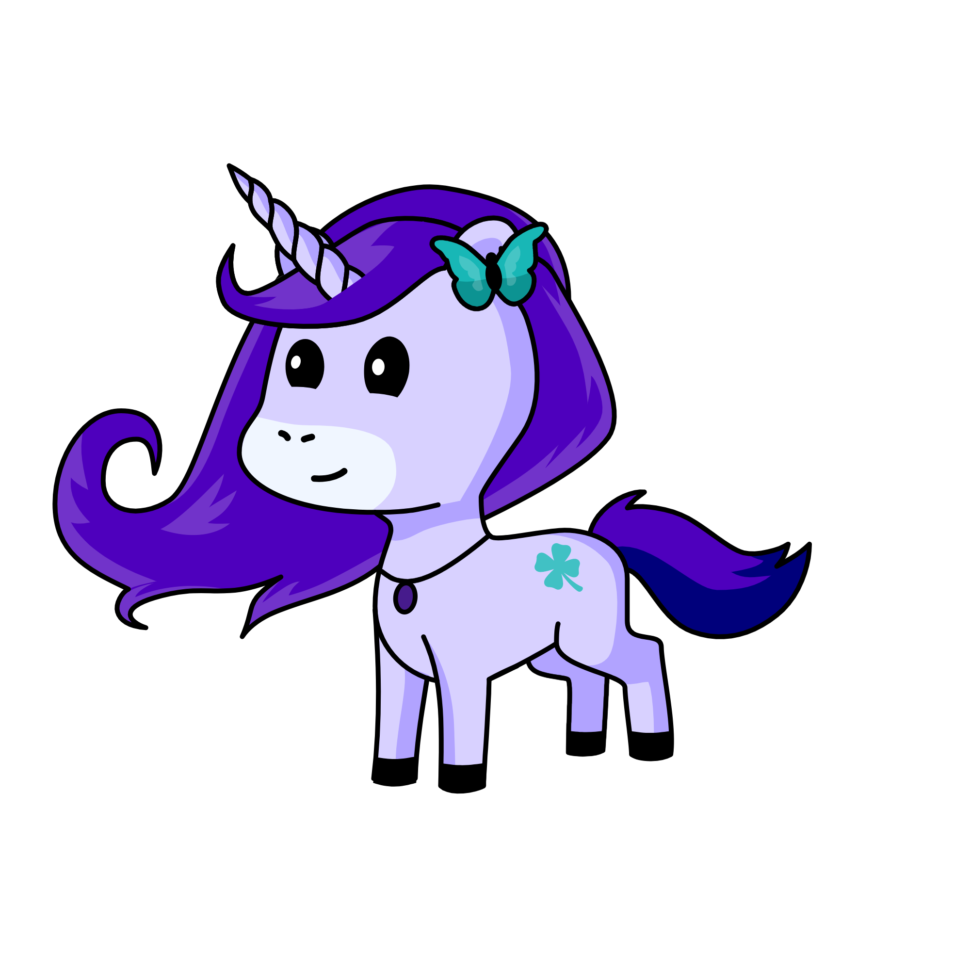 Indigo Midnight, the unicorn