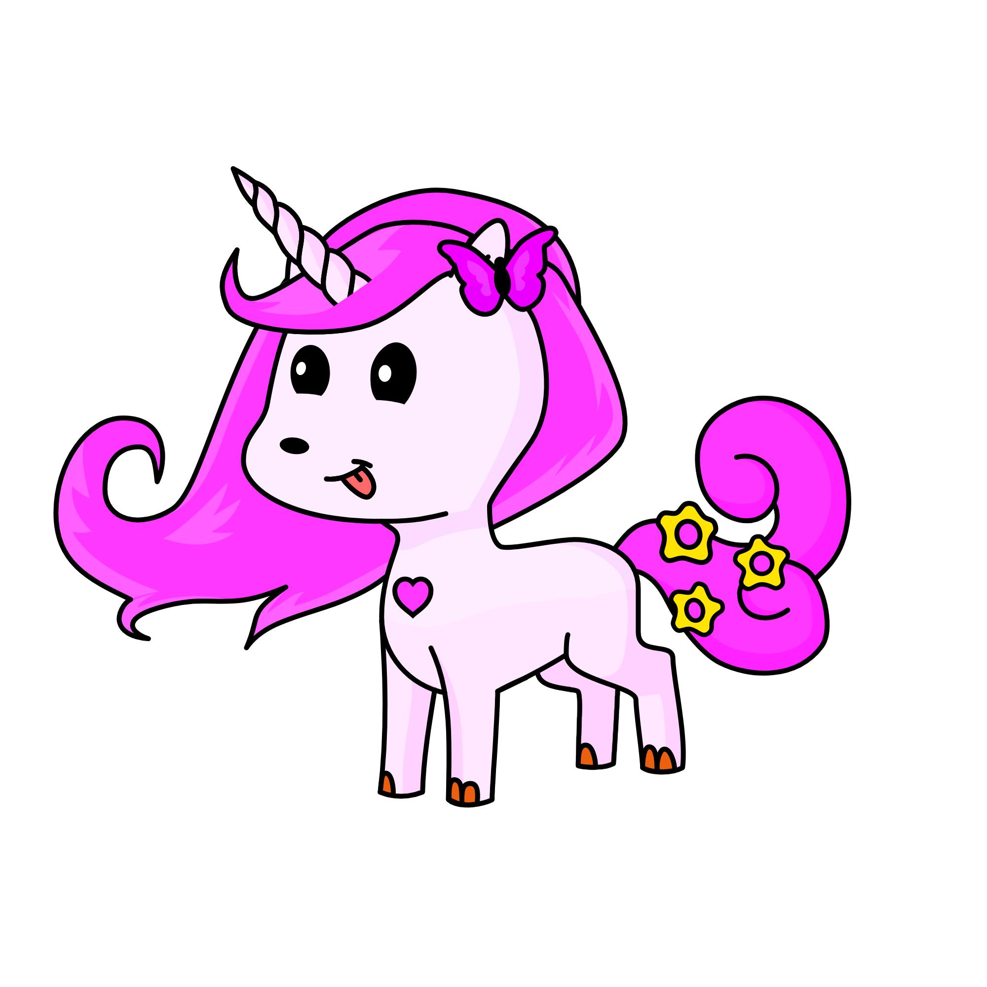 pinky, the unicorn