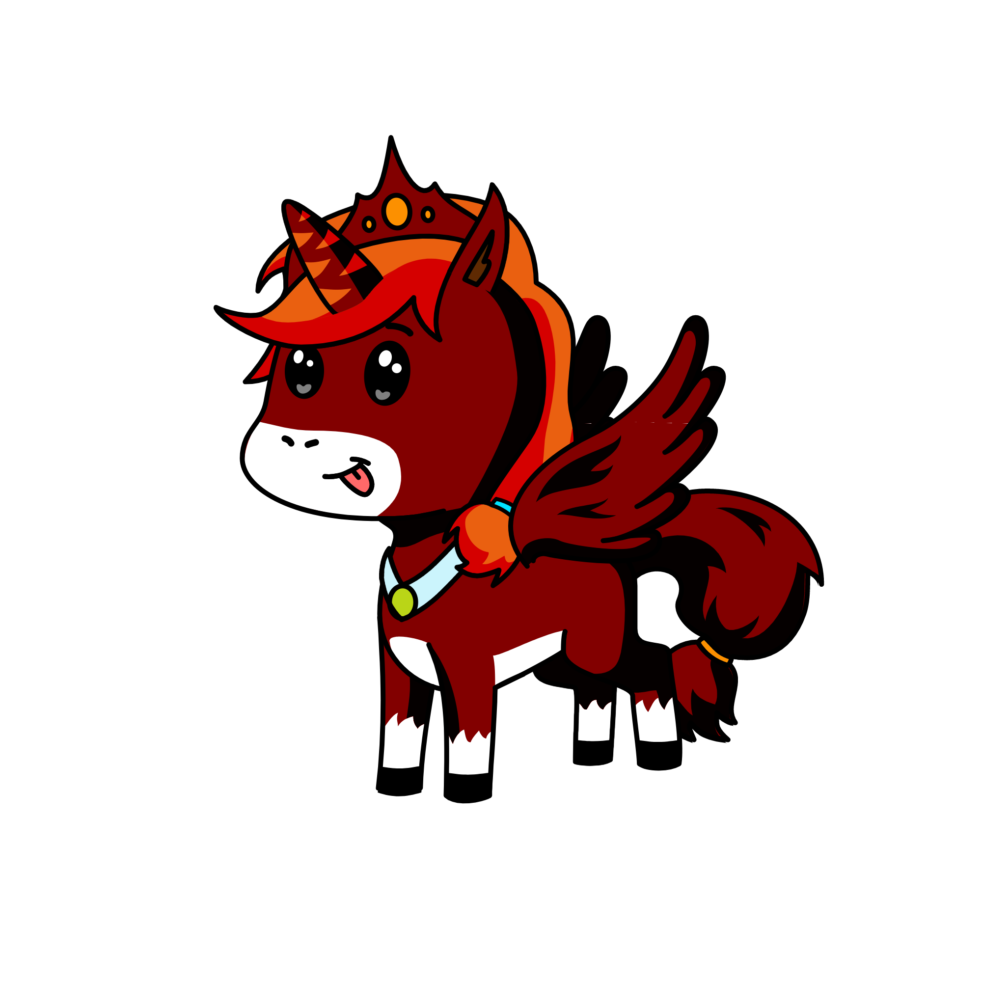 lili pig, the unicorn