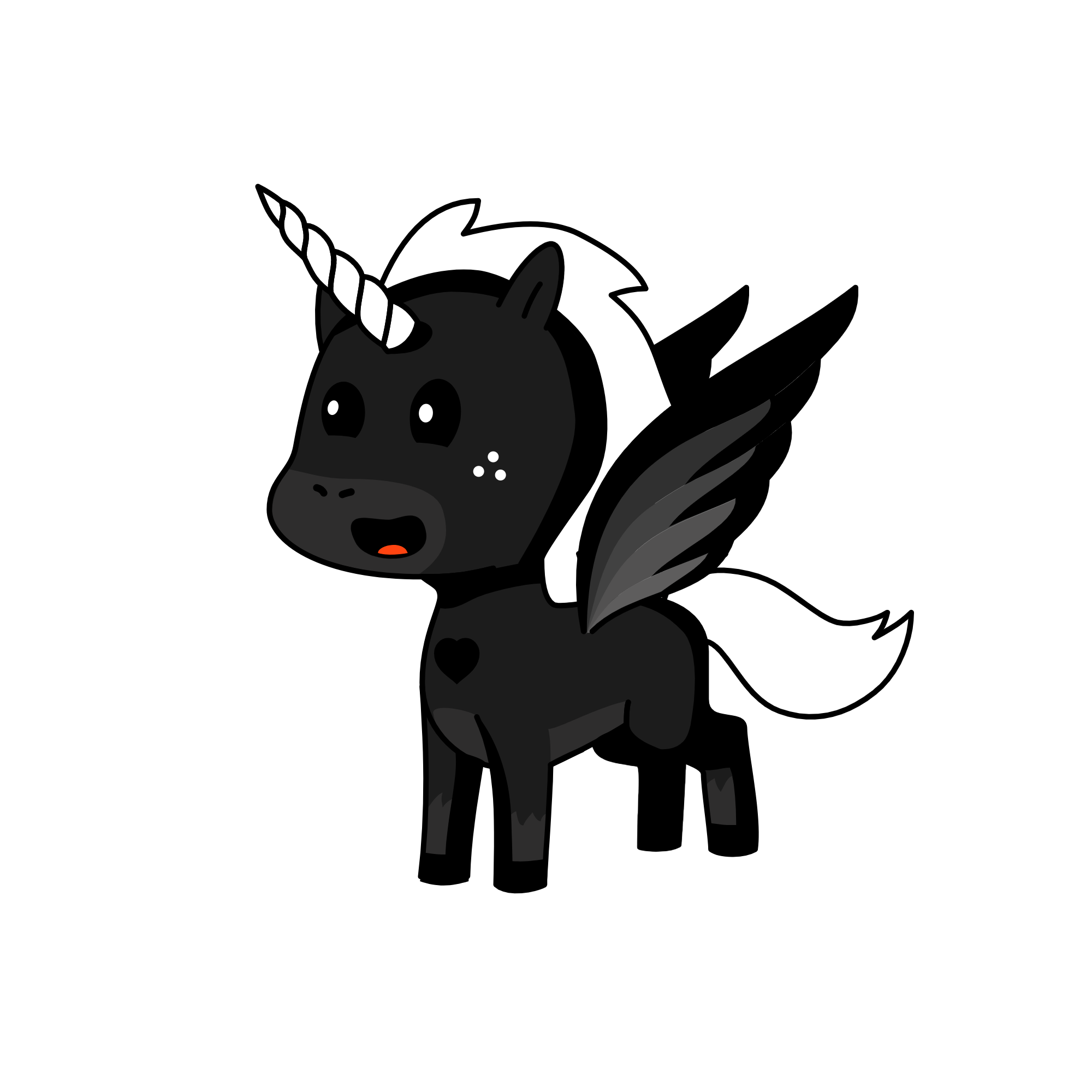 Shadow, the unicorn