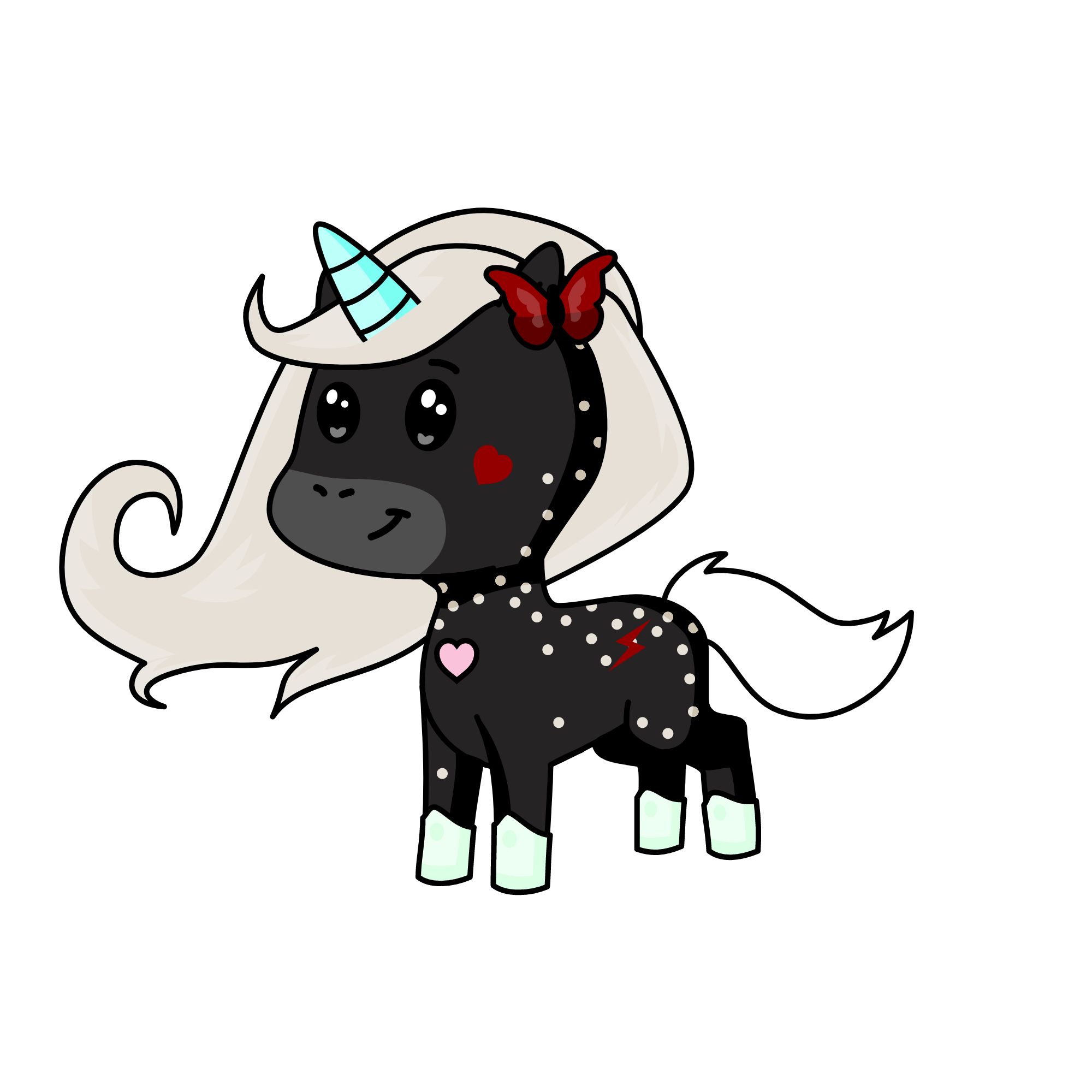 Nightfall, the unicorn