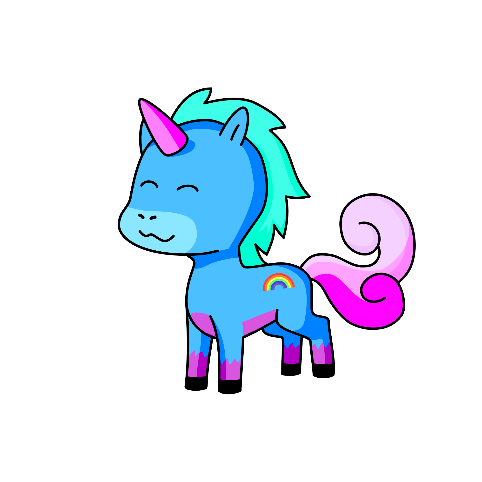 cloudy, the unicorn