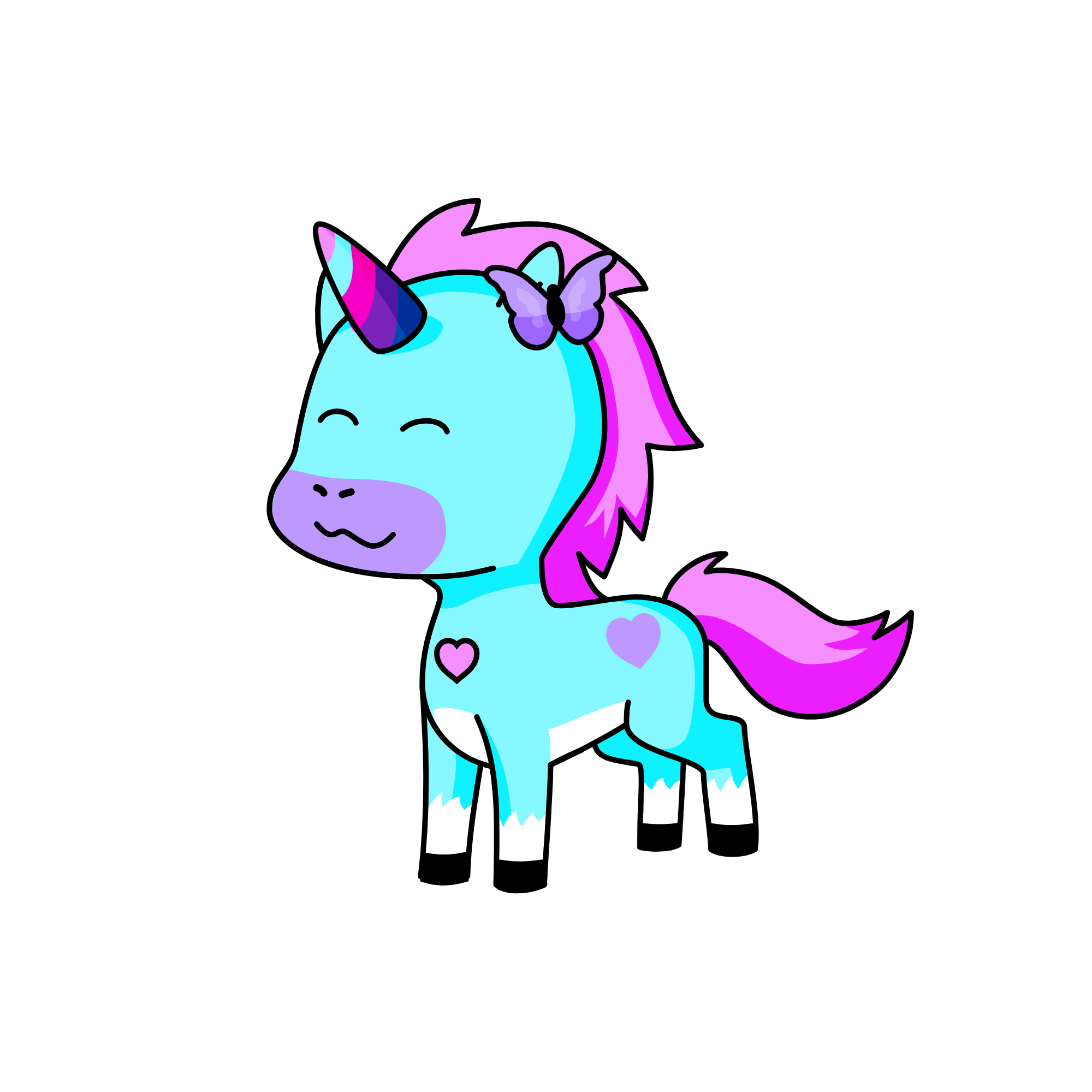 pastel, the unicorn