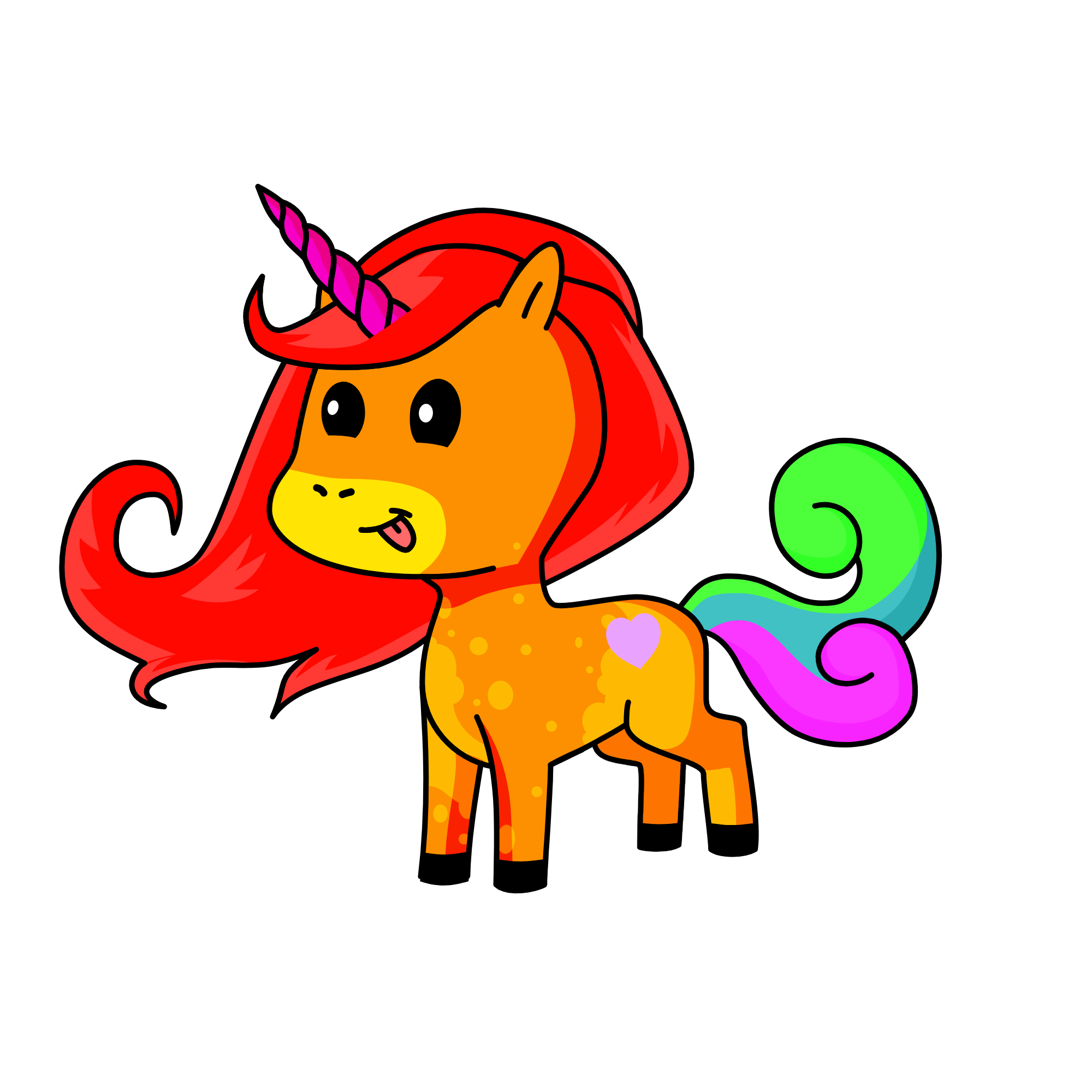 rainbow, the unicorn
