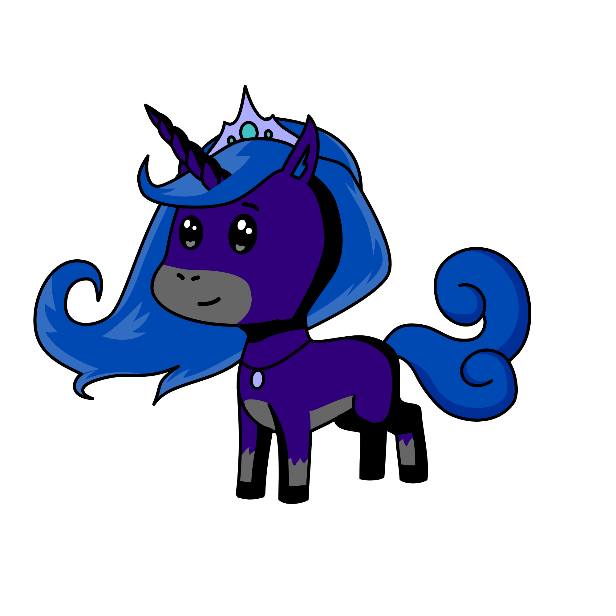 Dusk, the unicorn