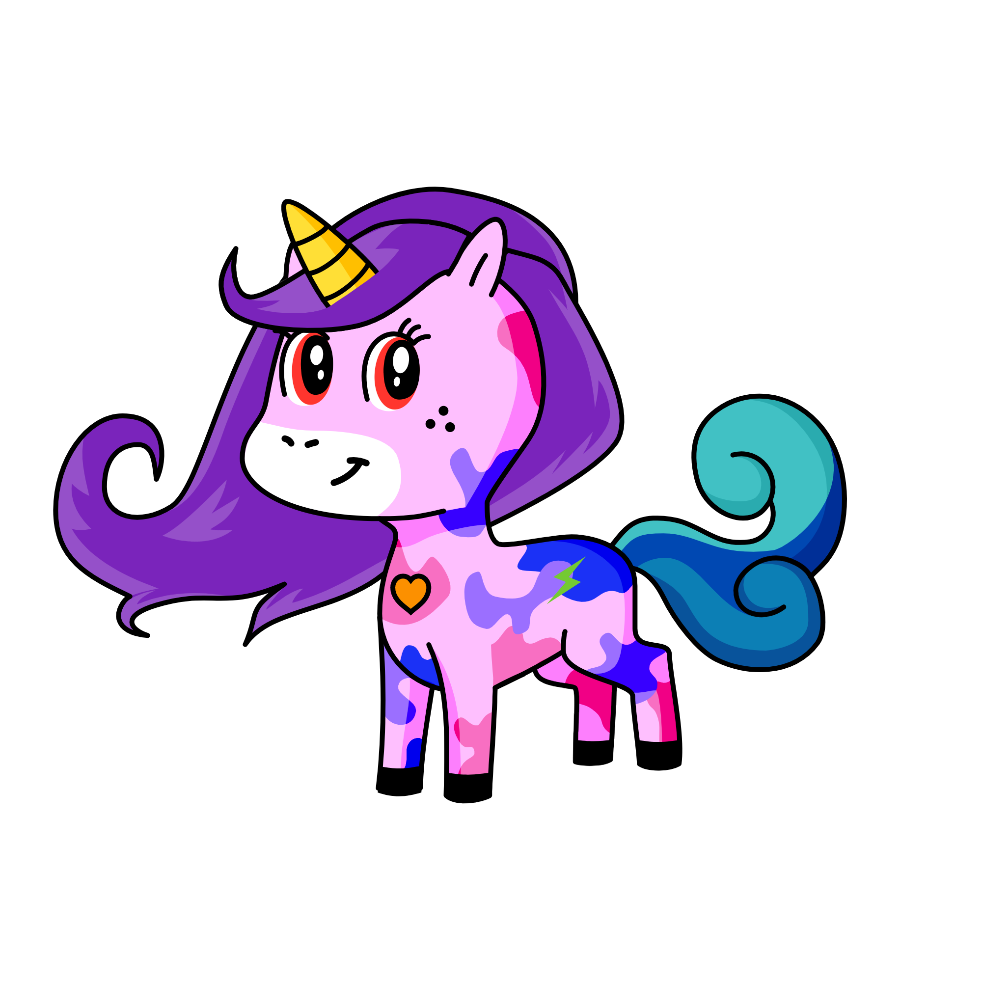 Sprinkles, the unicorn