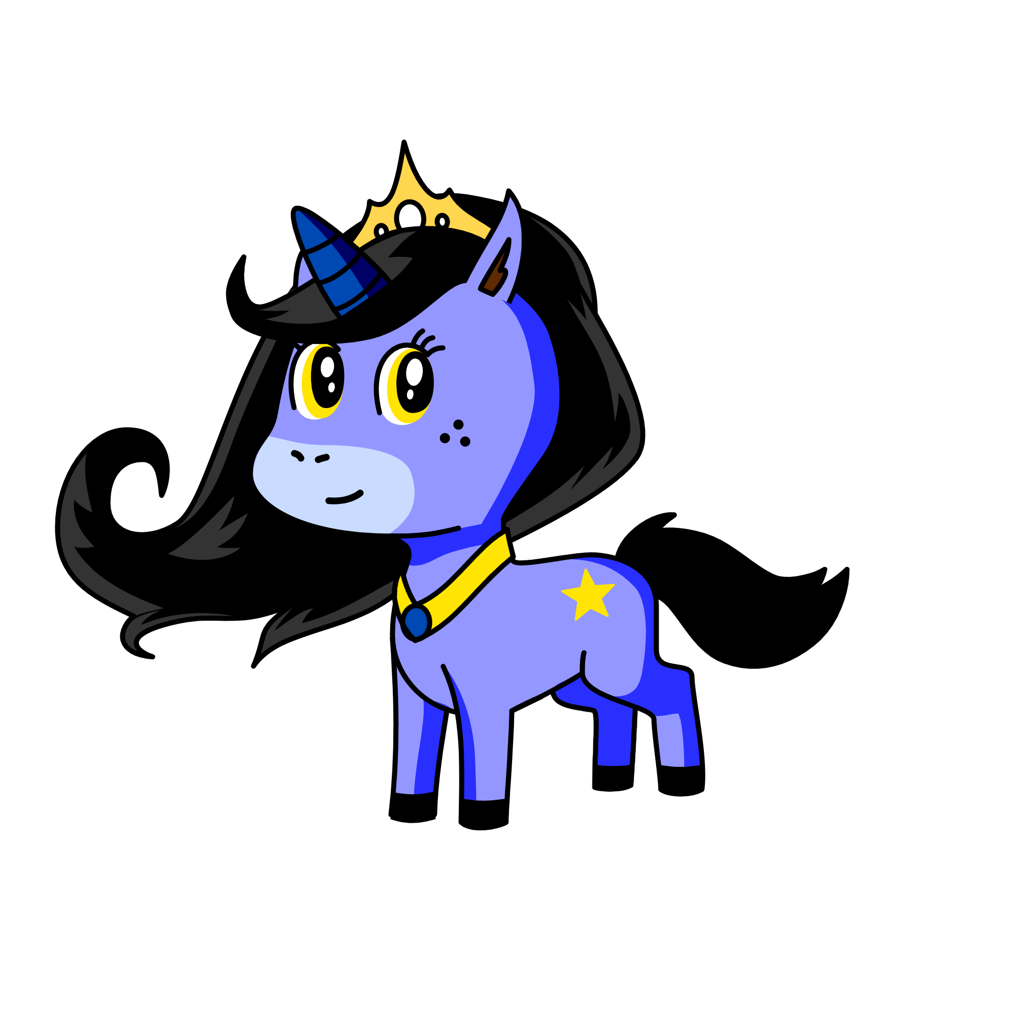 Moonlight Unicorn, the unicorn