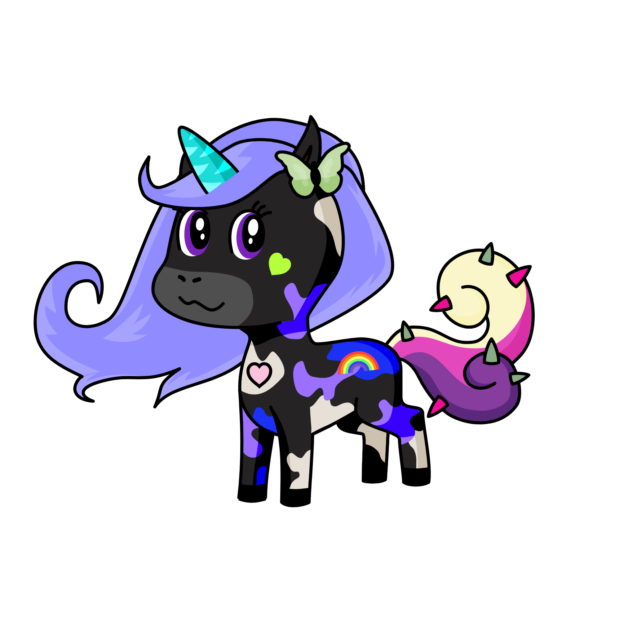 Луна, the unicorn