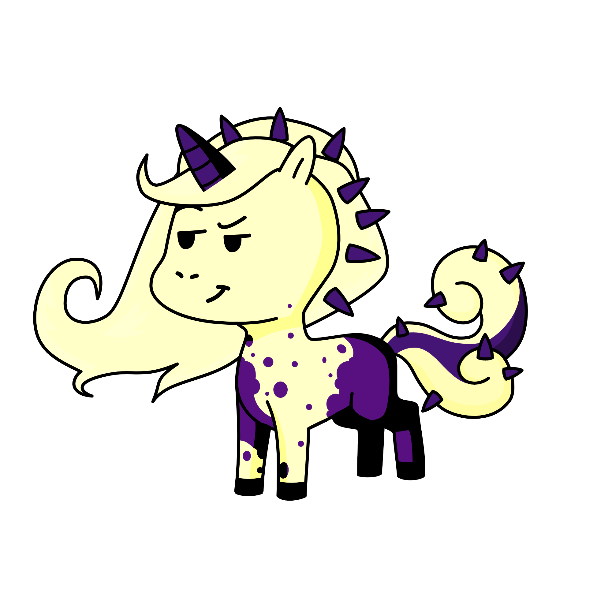 Karma - the uni of dark and light, the unicorn
