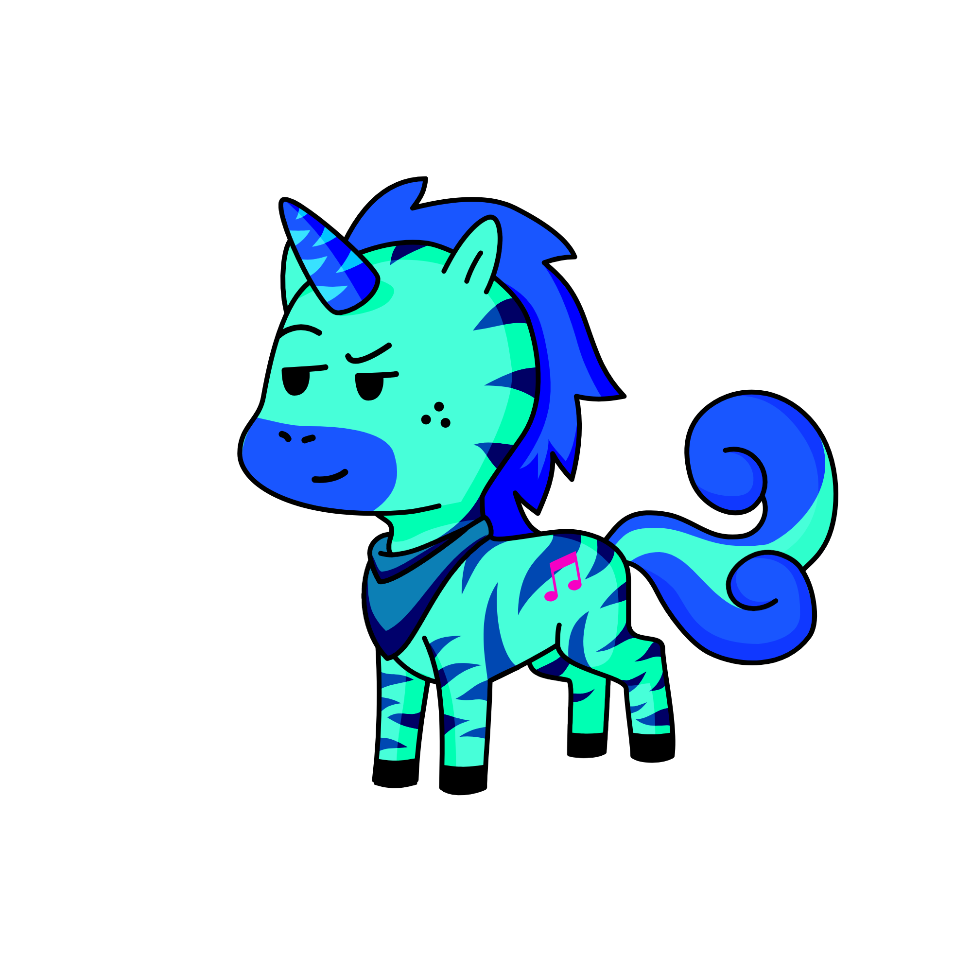 Lightning, the unicorn