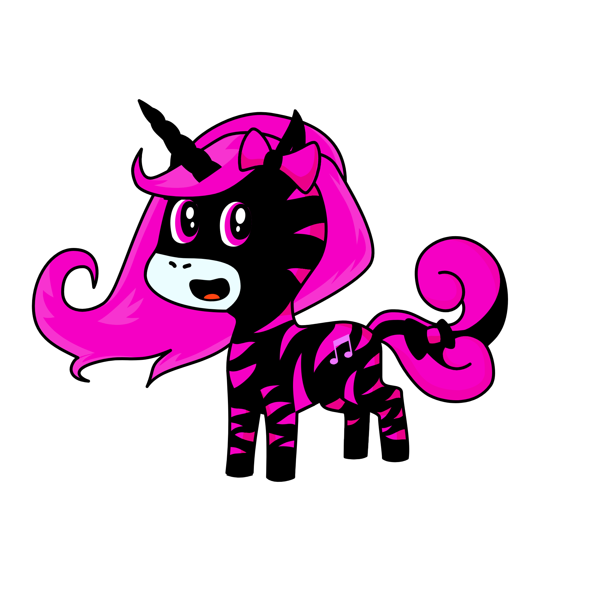 Midnight, the unicorn