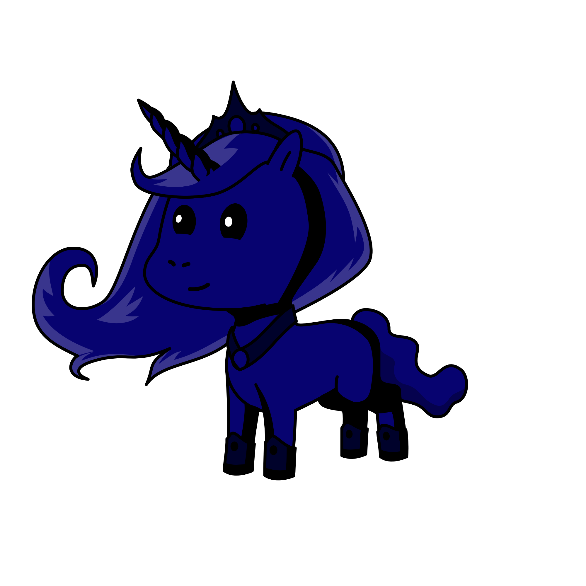 Luna, the unicorn