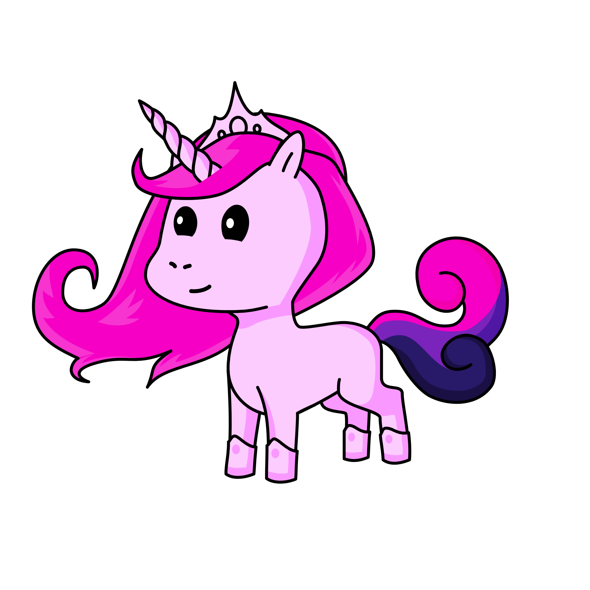 Baby flurry heart, the unicorn