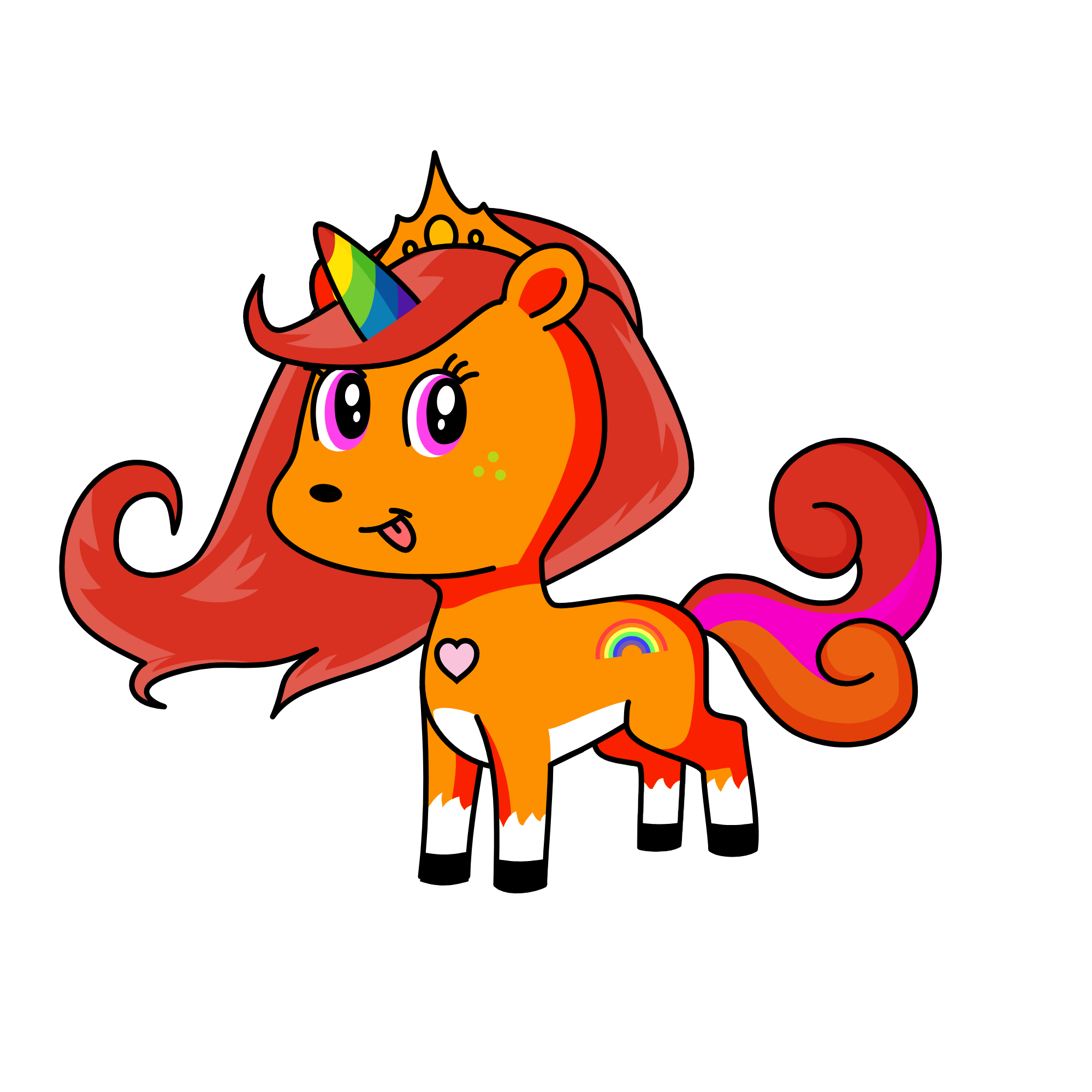 Wolfie, the unicorn