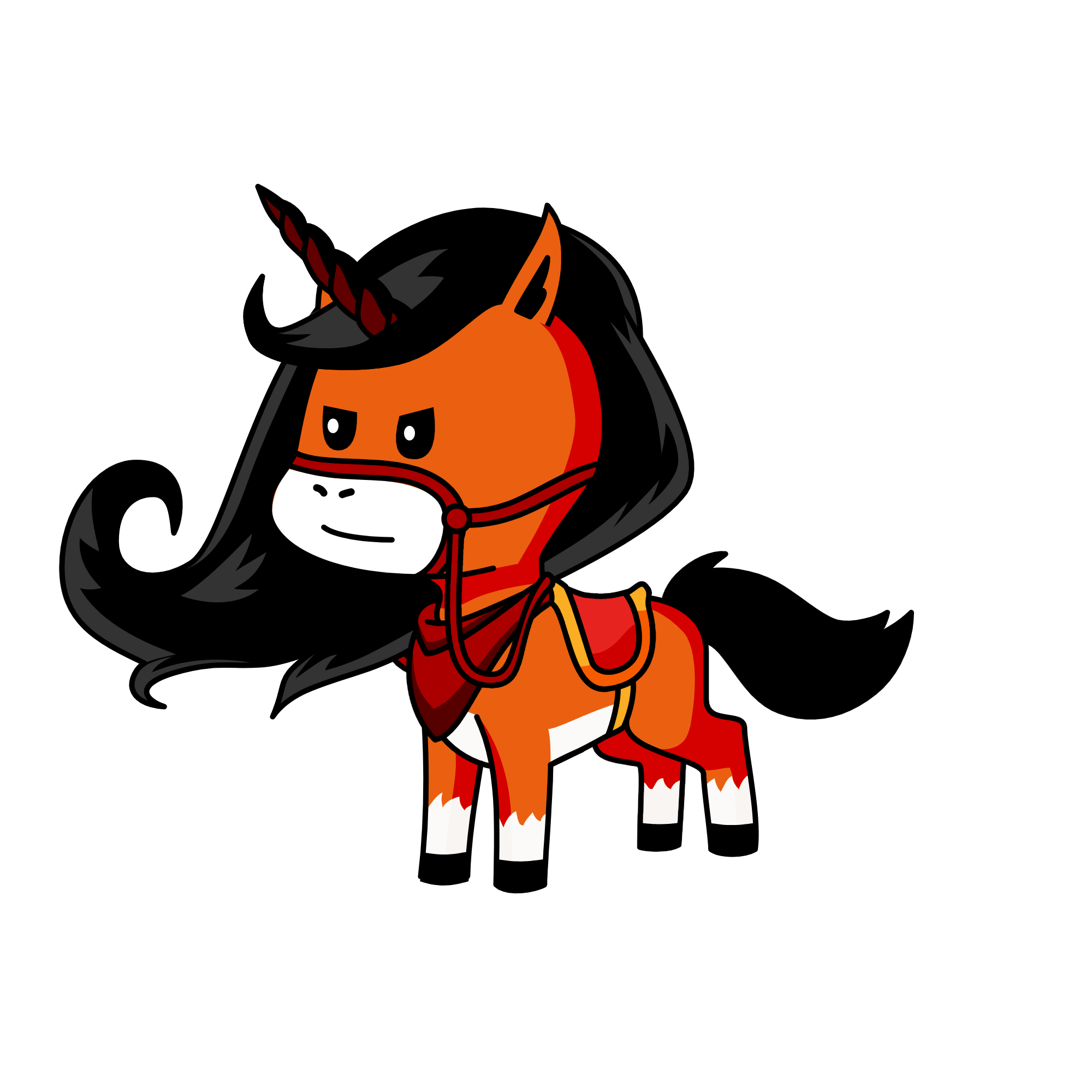 Foxxy, the unicorn