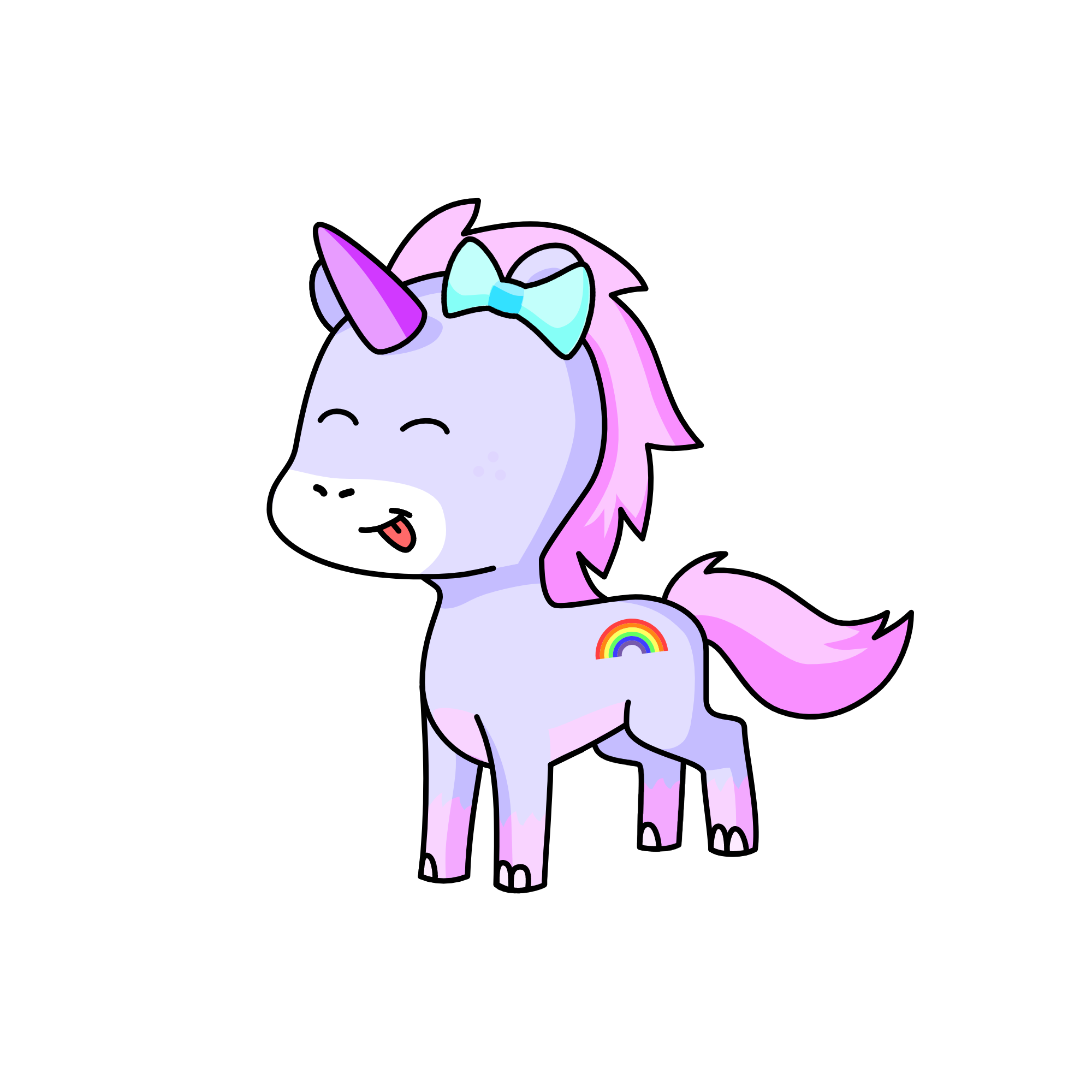 rainbow dash, the unicorn