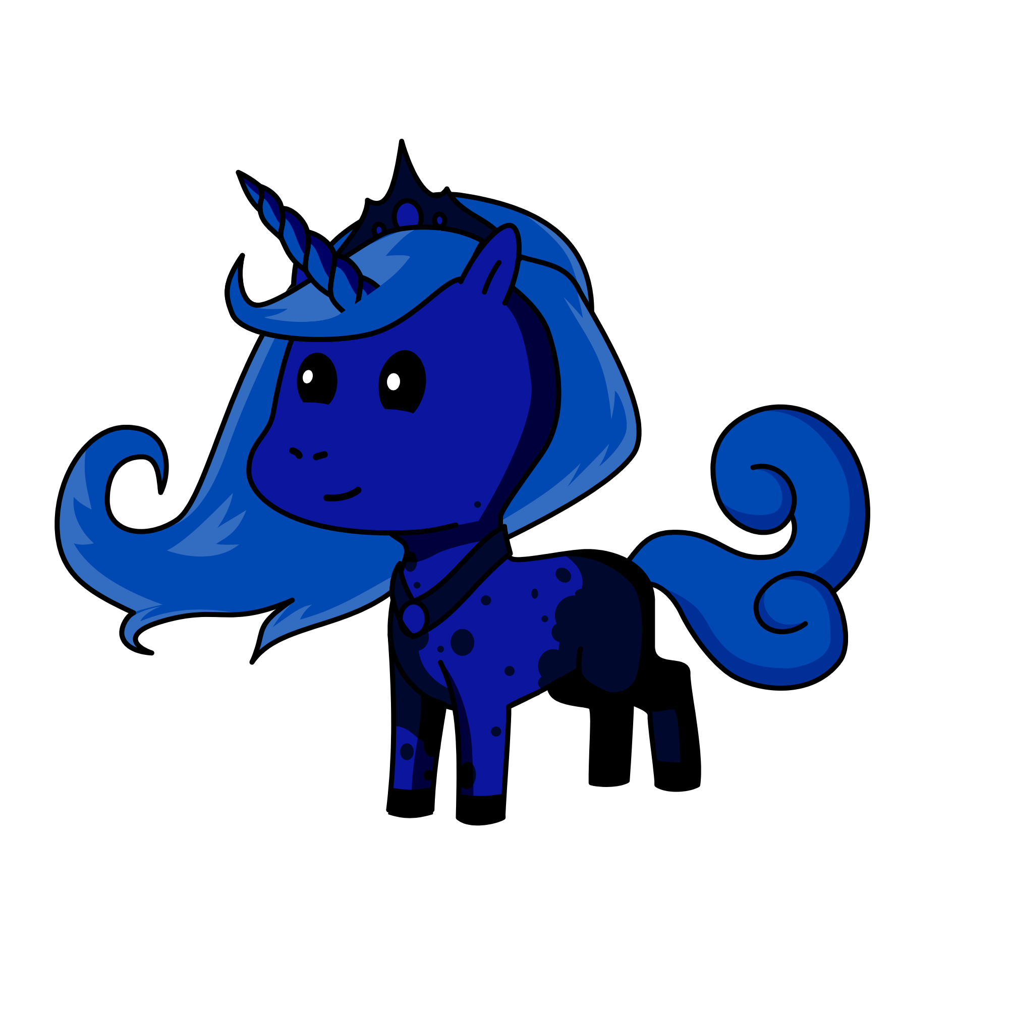 Luna, the unicorn