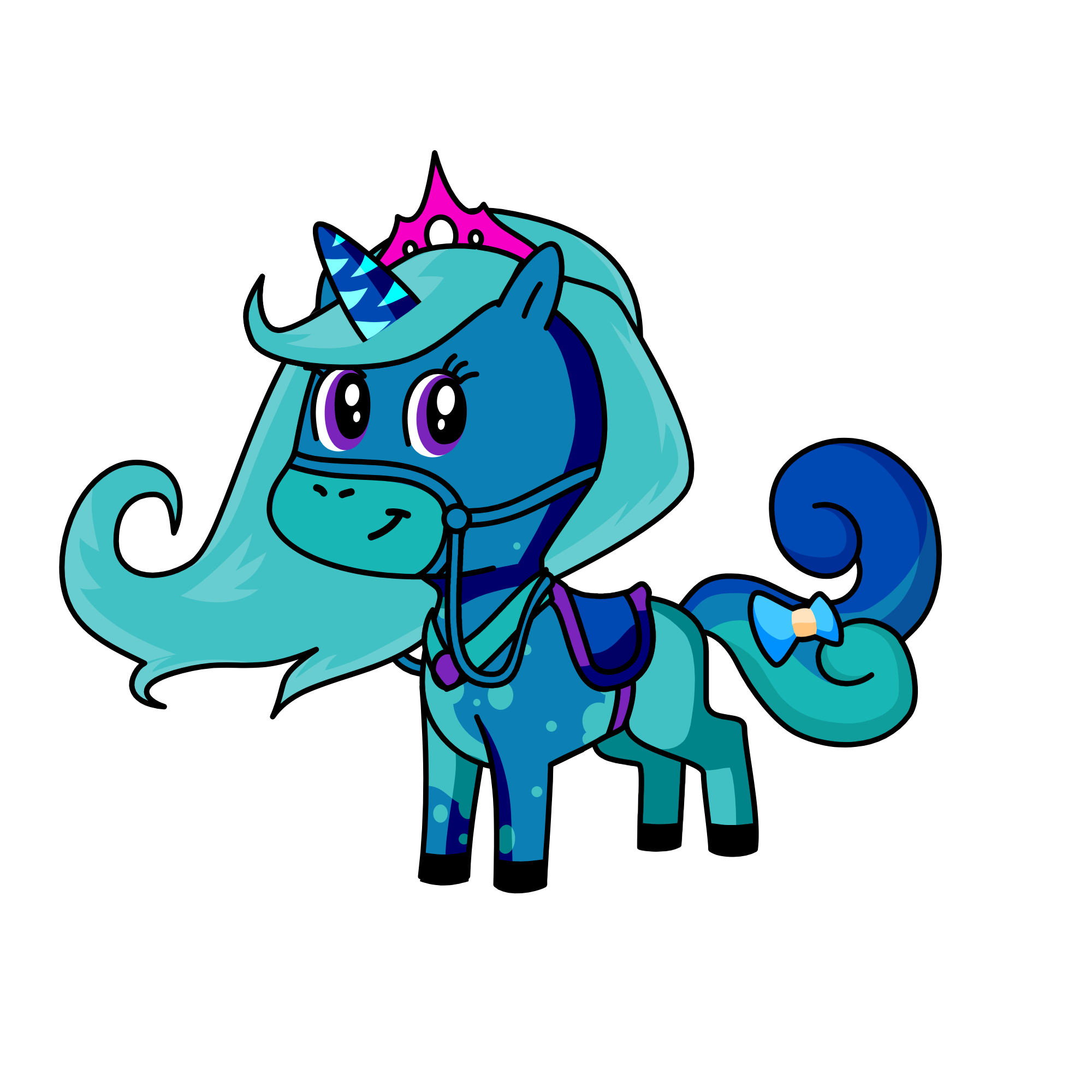 Icicle, the unicorn