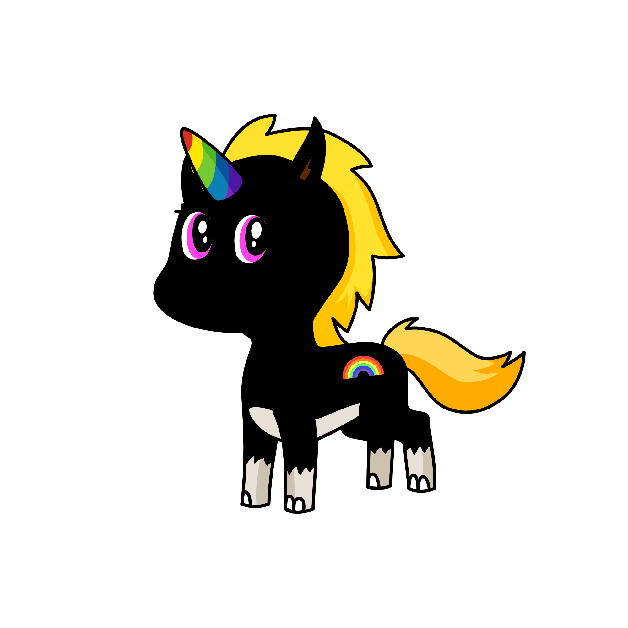 I Am Sooooooooooo Stupid, the unicorn