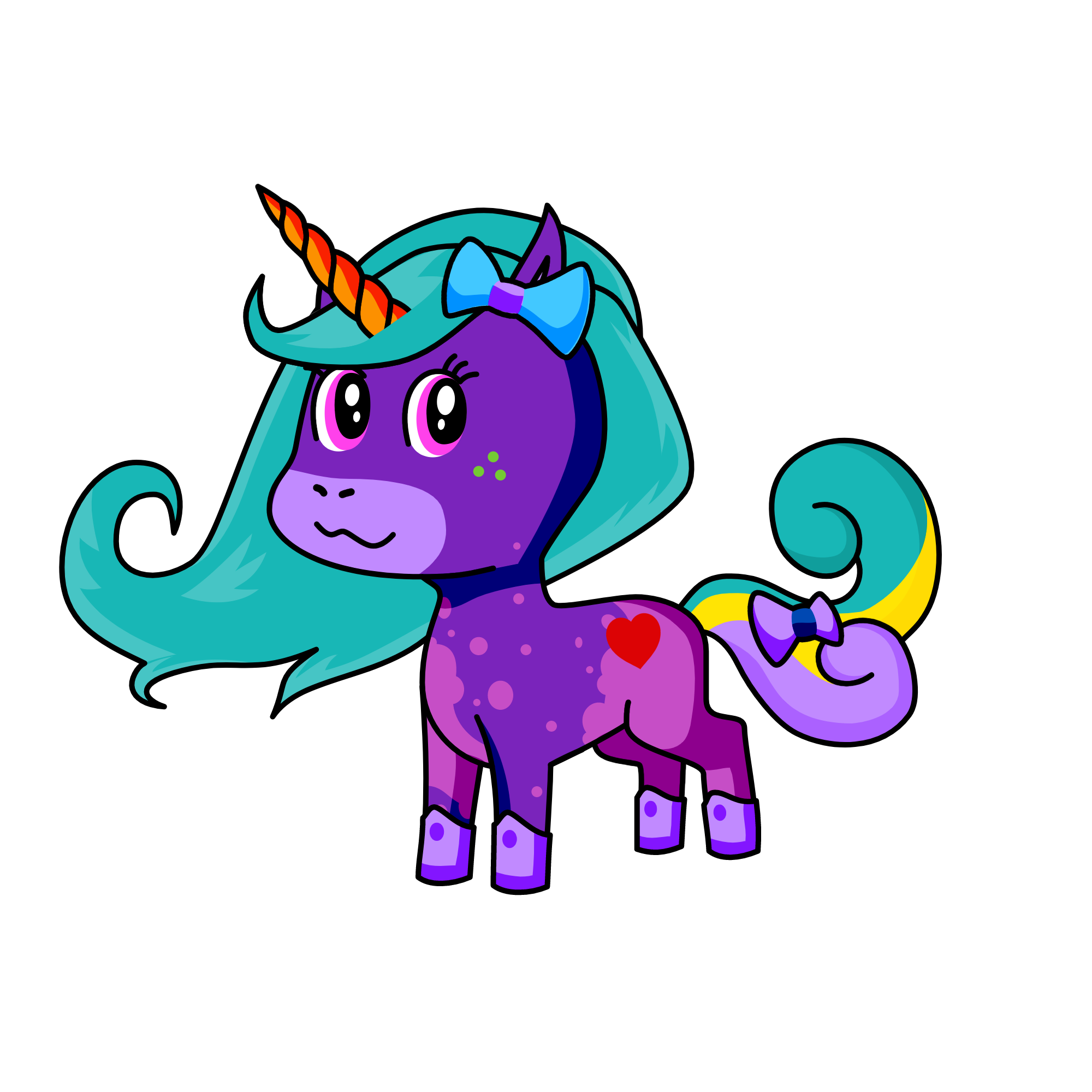 Moon, the unicorn