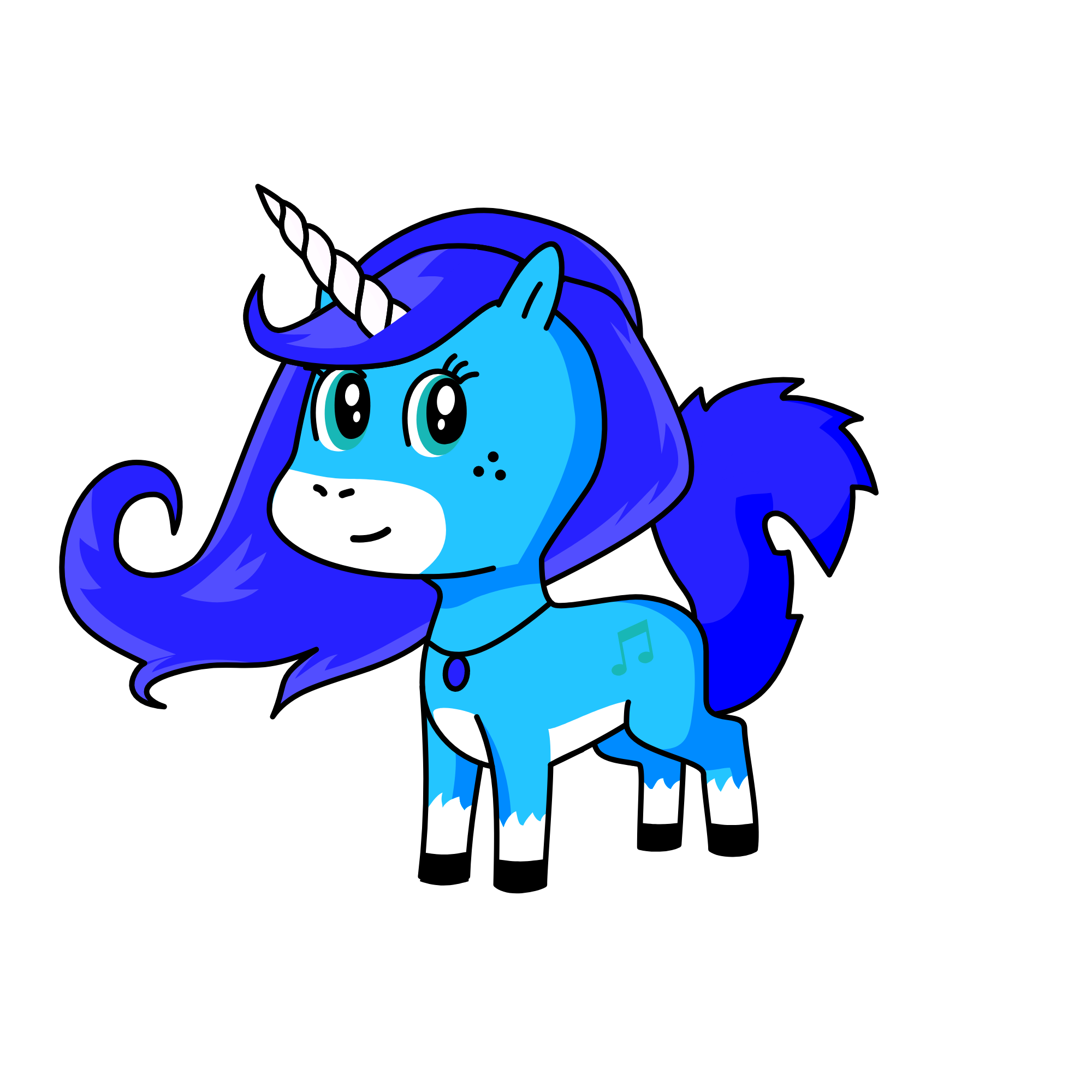 Winter guy~!, the unicorn