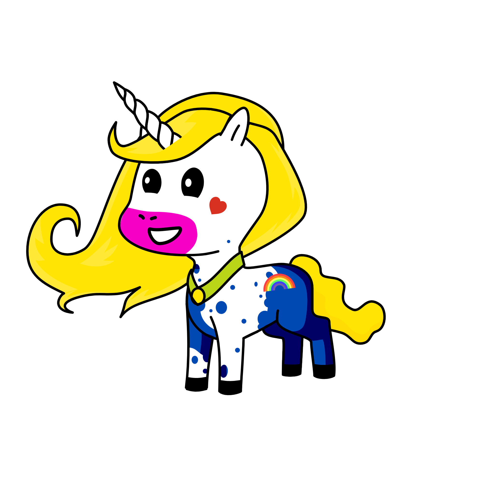 Moony, the unicorn
