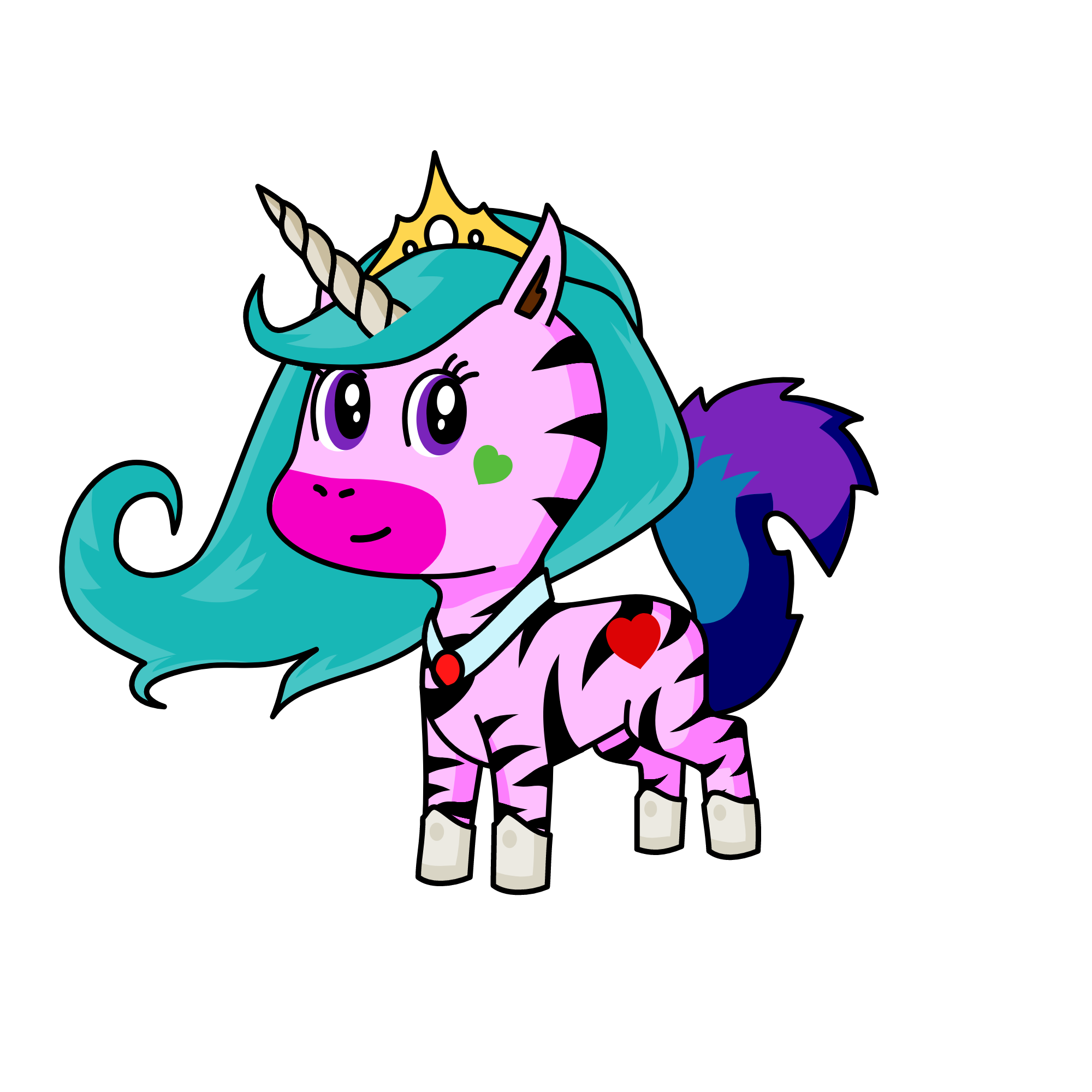 TIGRETI QUEEN, the unicorn