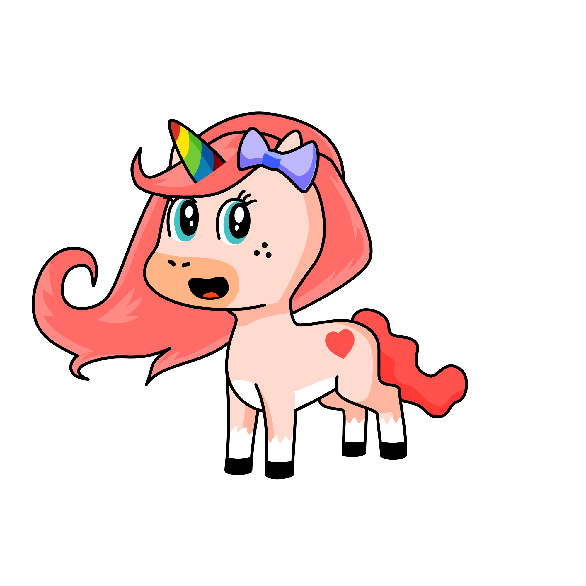 Pinkify , the unicorn