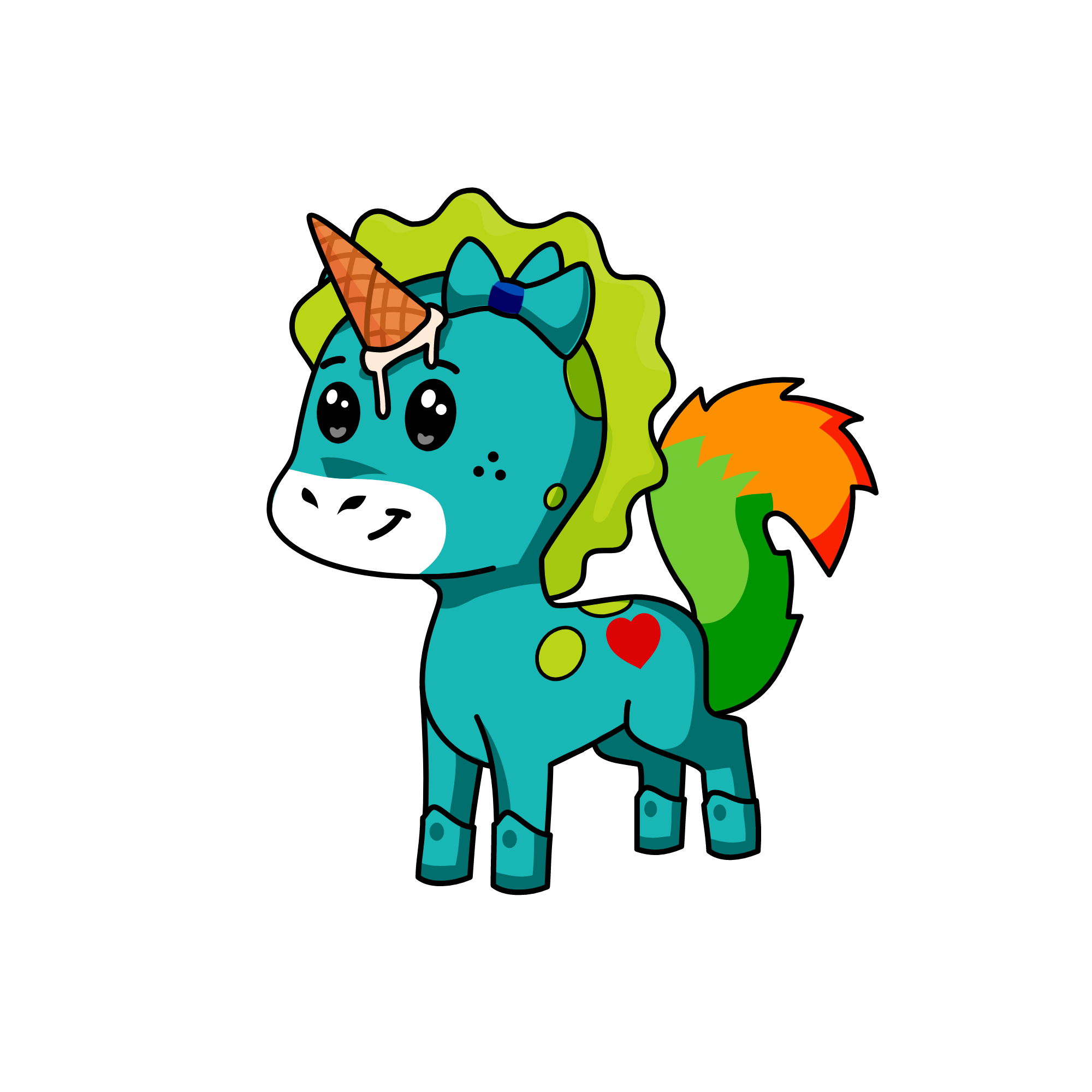 chocho, the unicorn