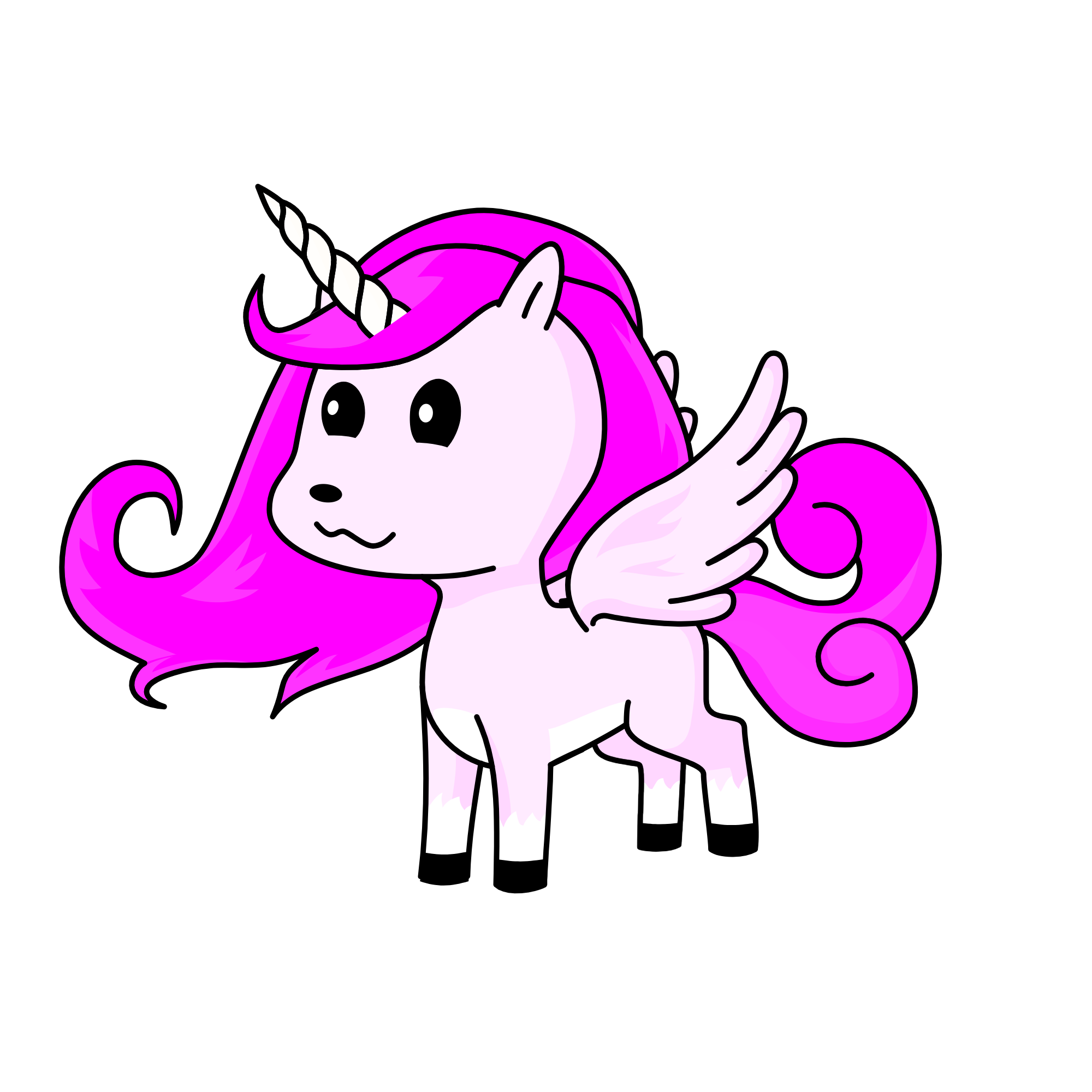 cutie pink, the unicorn