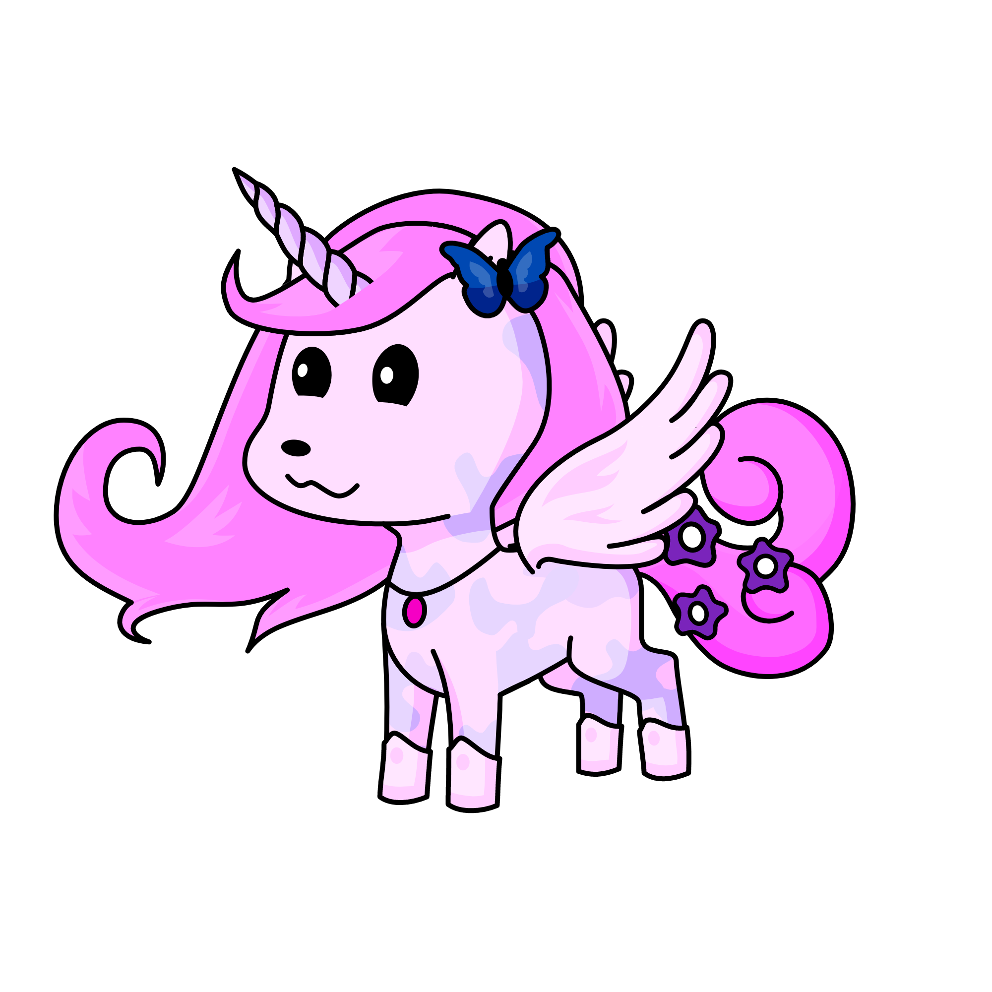 cutie pink, the unicorn