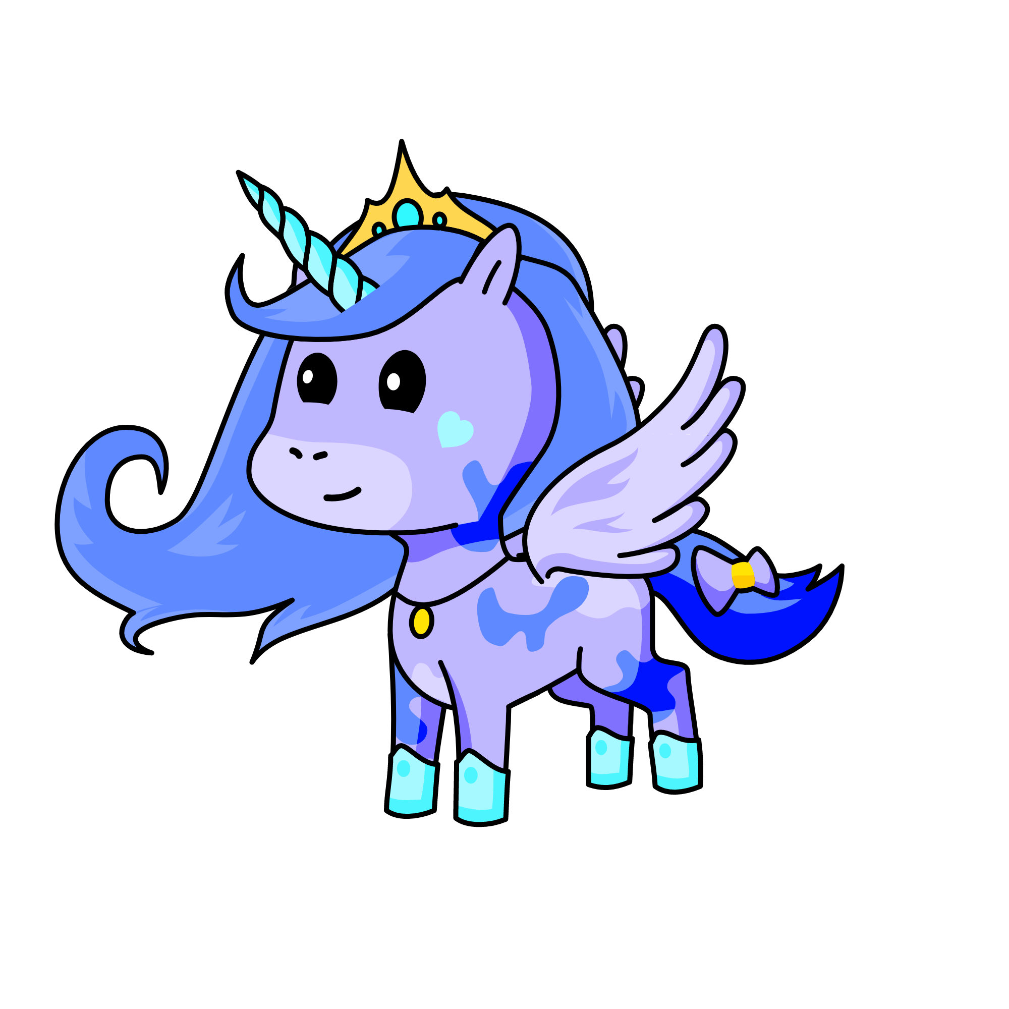 Princess Luna, the unicorn