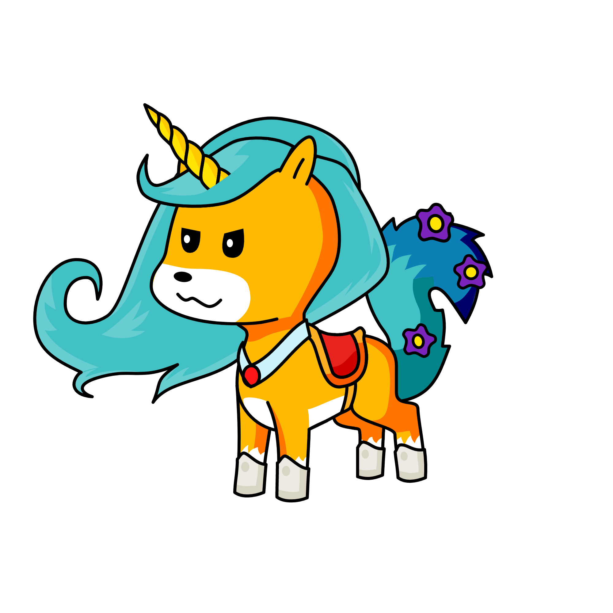 fire ice, the unicorn