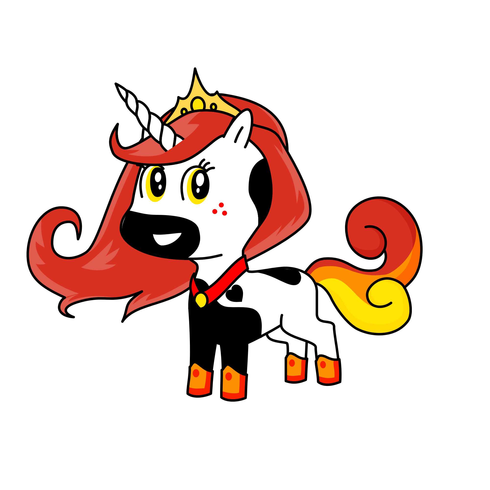 Princess Rose, the unicorn
