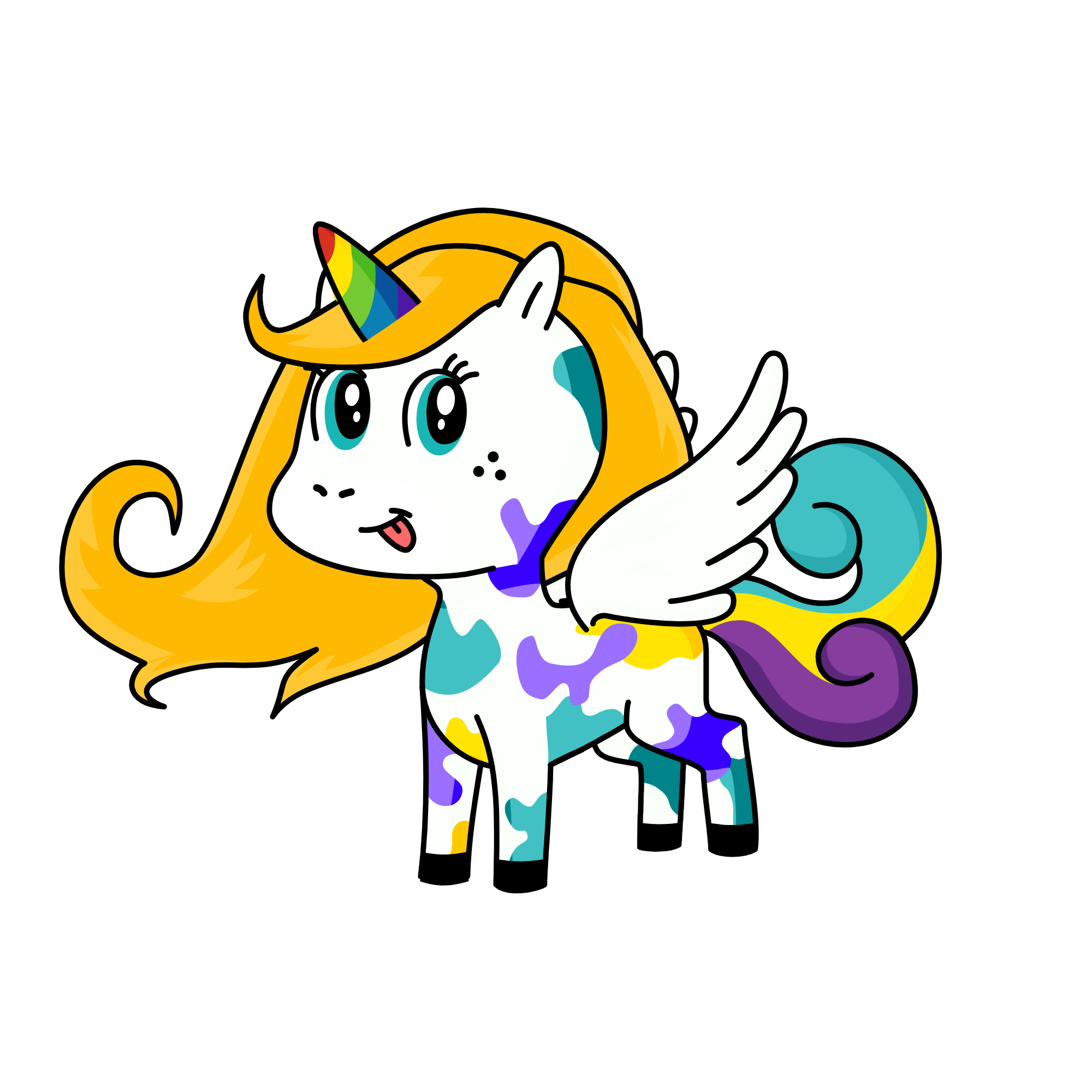 B.W, the unicorn